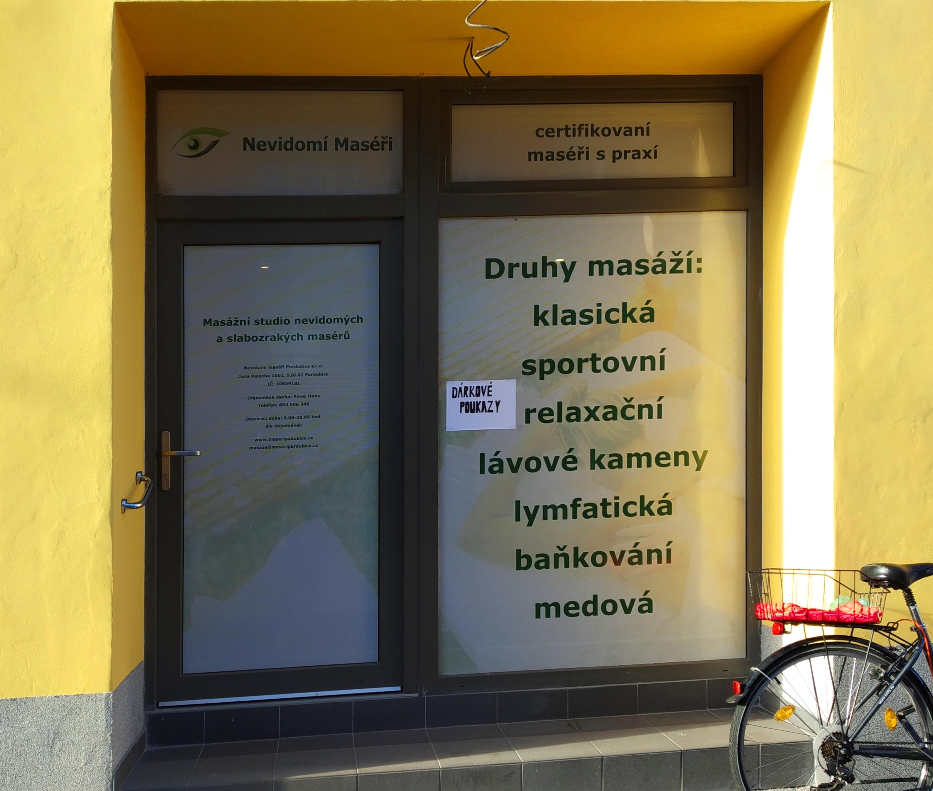 Nevidomí maséři Pardubice foto 2