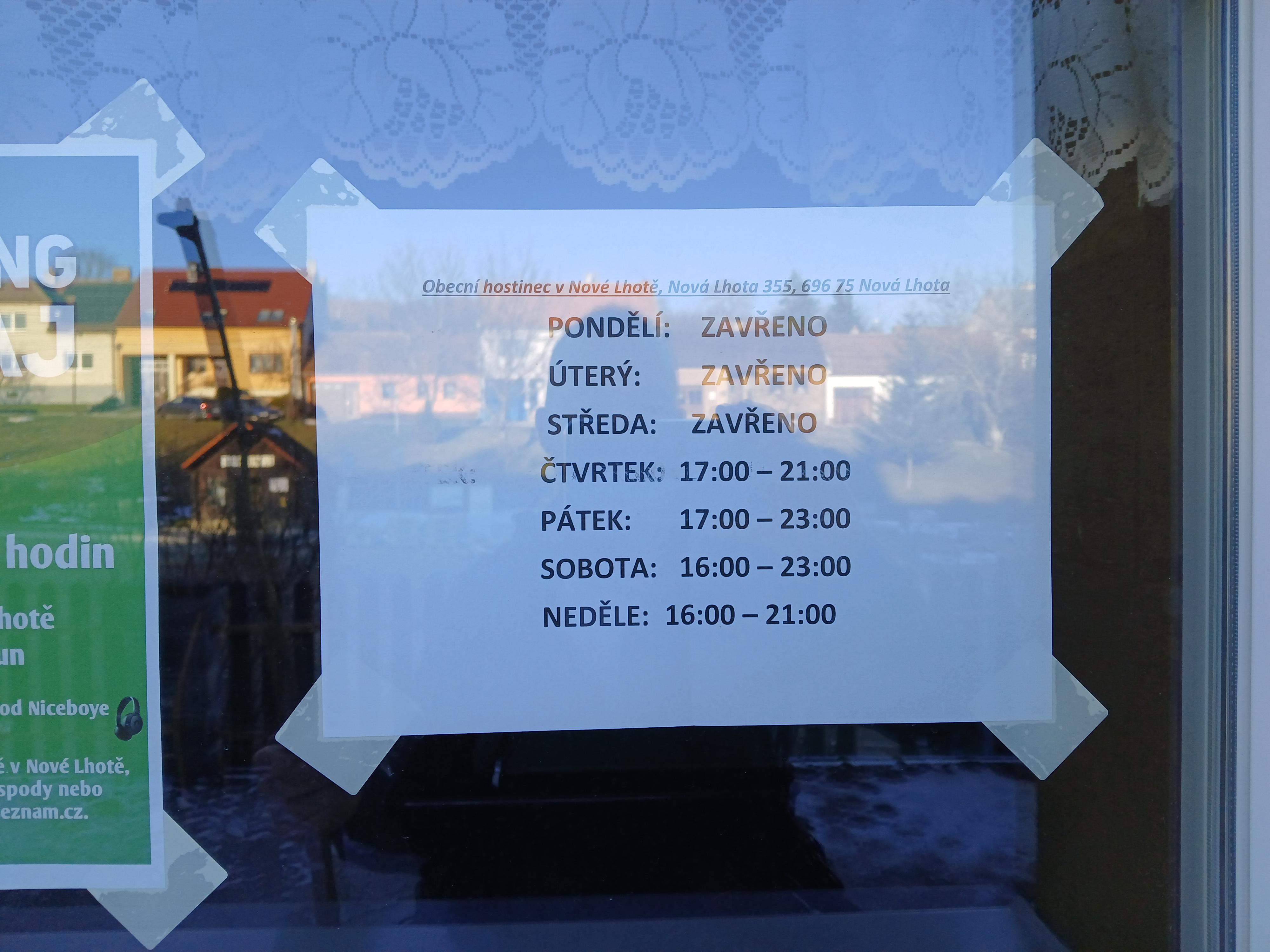 Obecní hospoda v Nové Lhotě foto 3