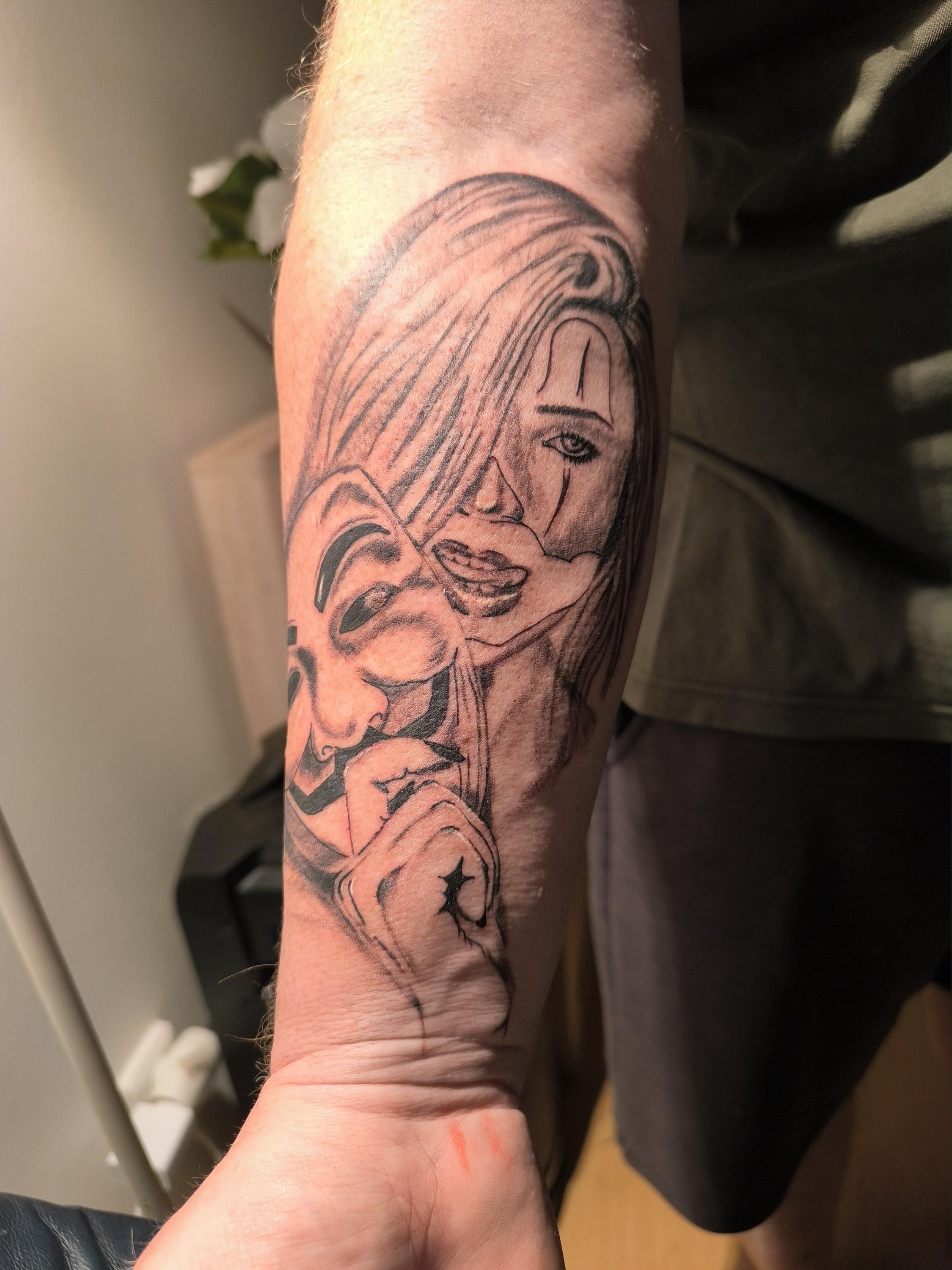 Blackhole tattoo foto 6