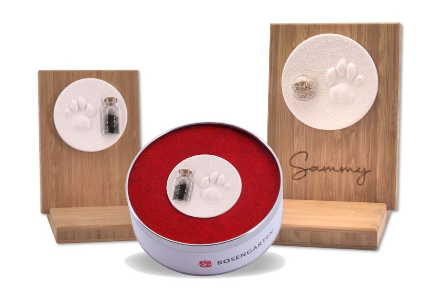 Památeční otisky zvířecích tlapek na památku