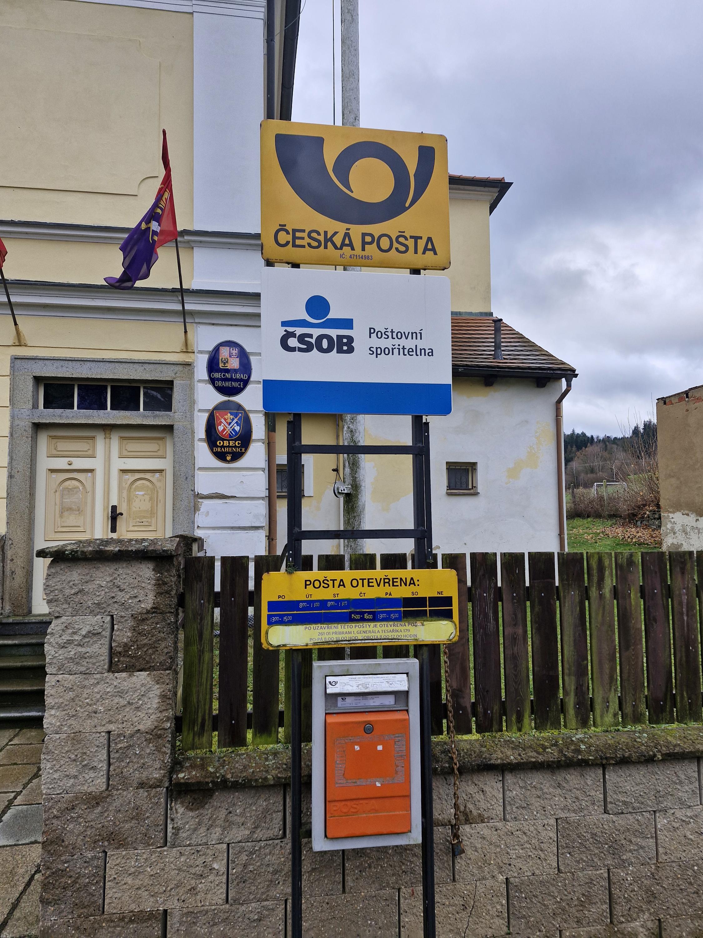 Pošta Drahenice foto 2