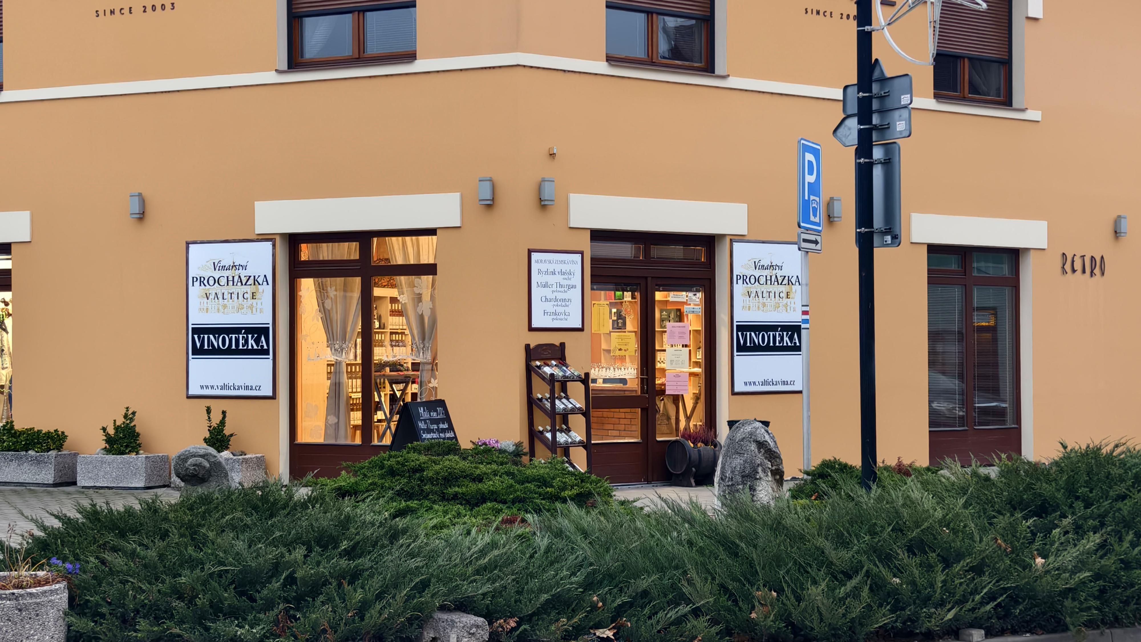 Vinotéka - Vinařství Procházka Valtice