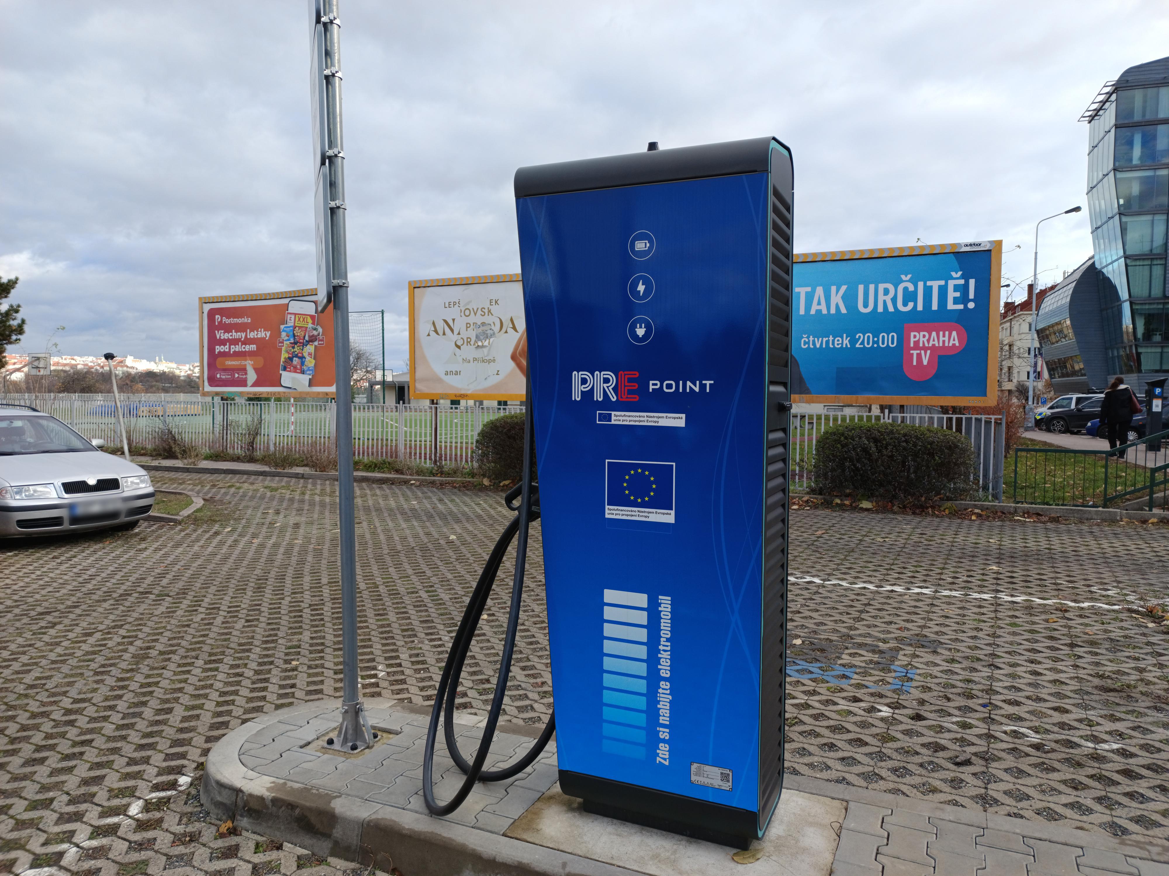 PREpoint - nabíjecí stanice PRE