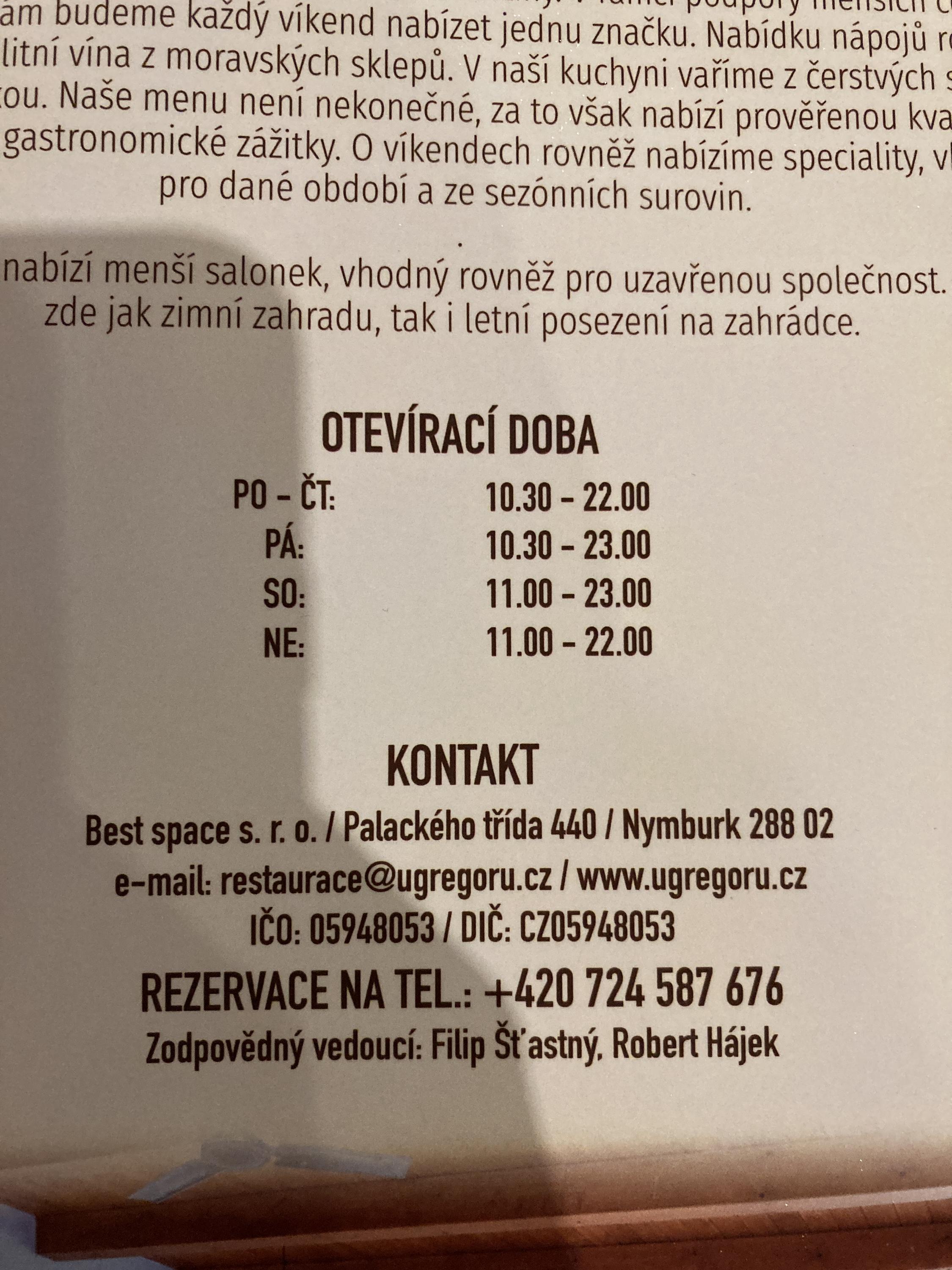 Restaurace U Gregorů foto 5