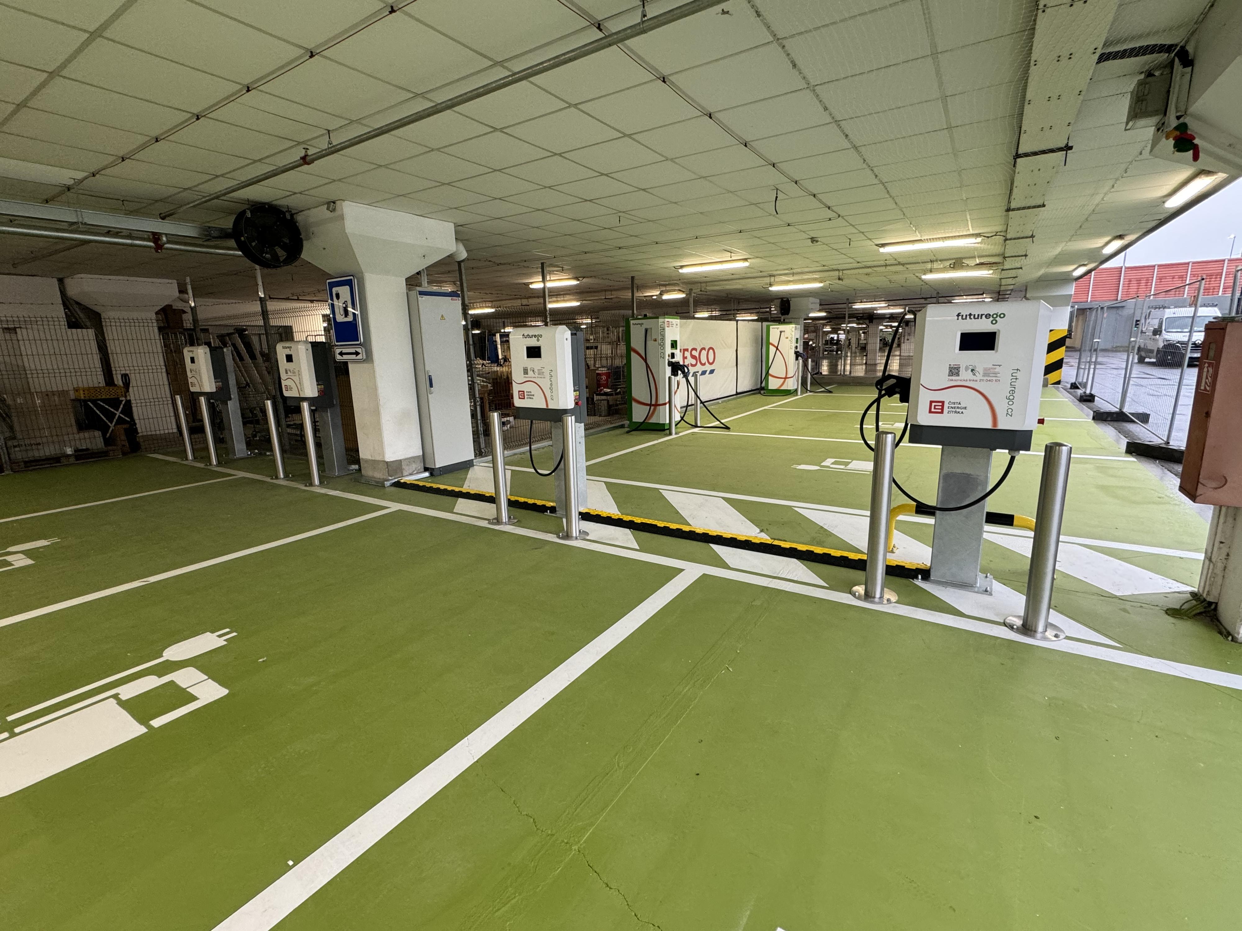 Nabíjecí stanice ČEZ