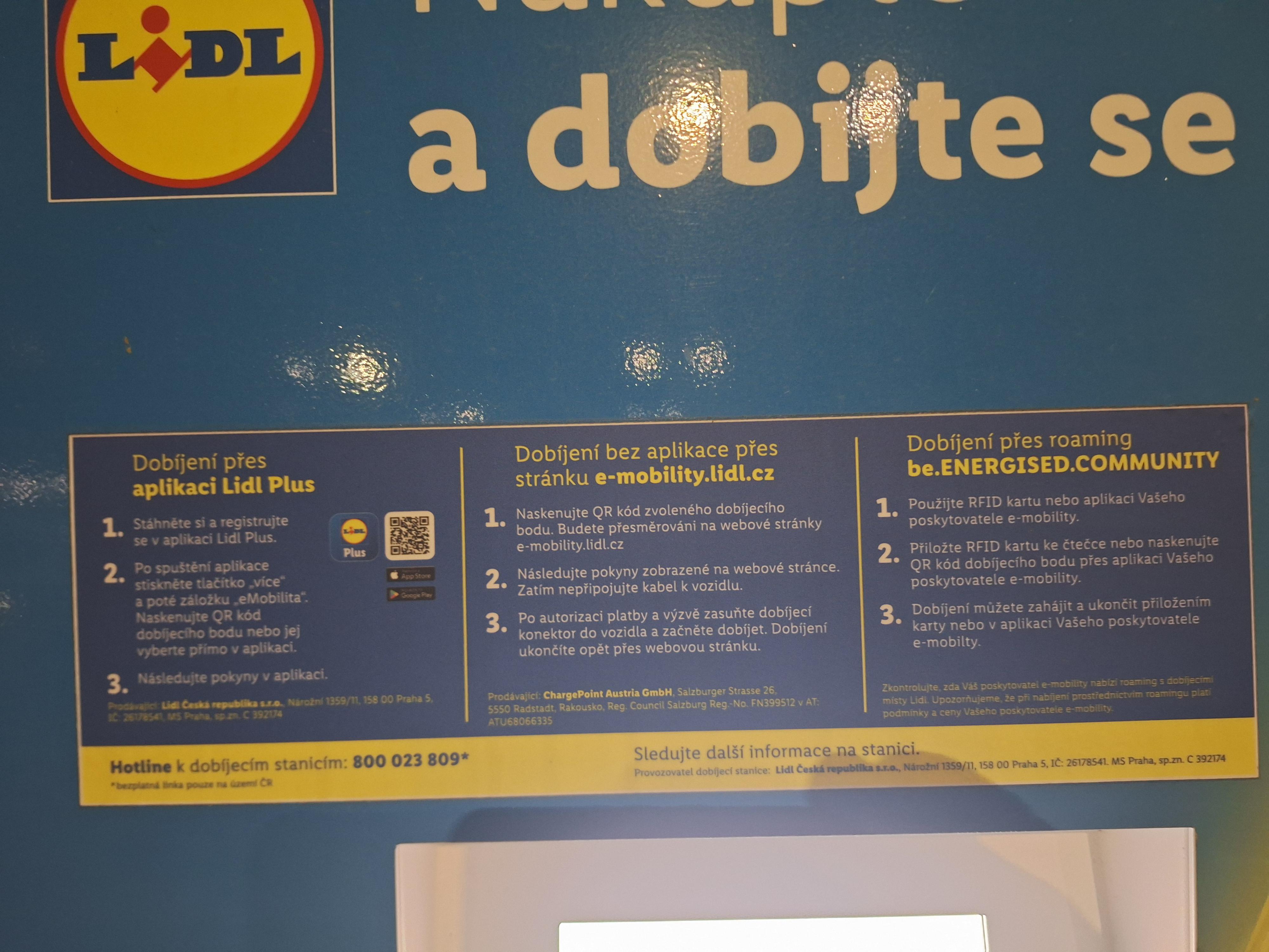 Nabíjecí stanice Lidl foto 6