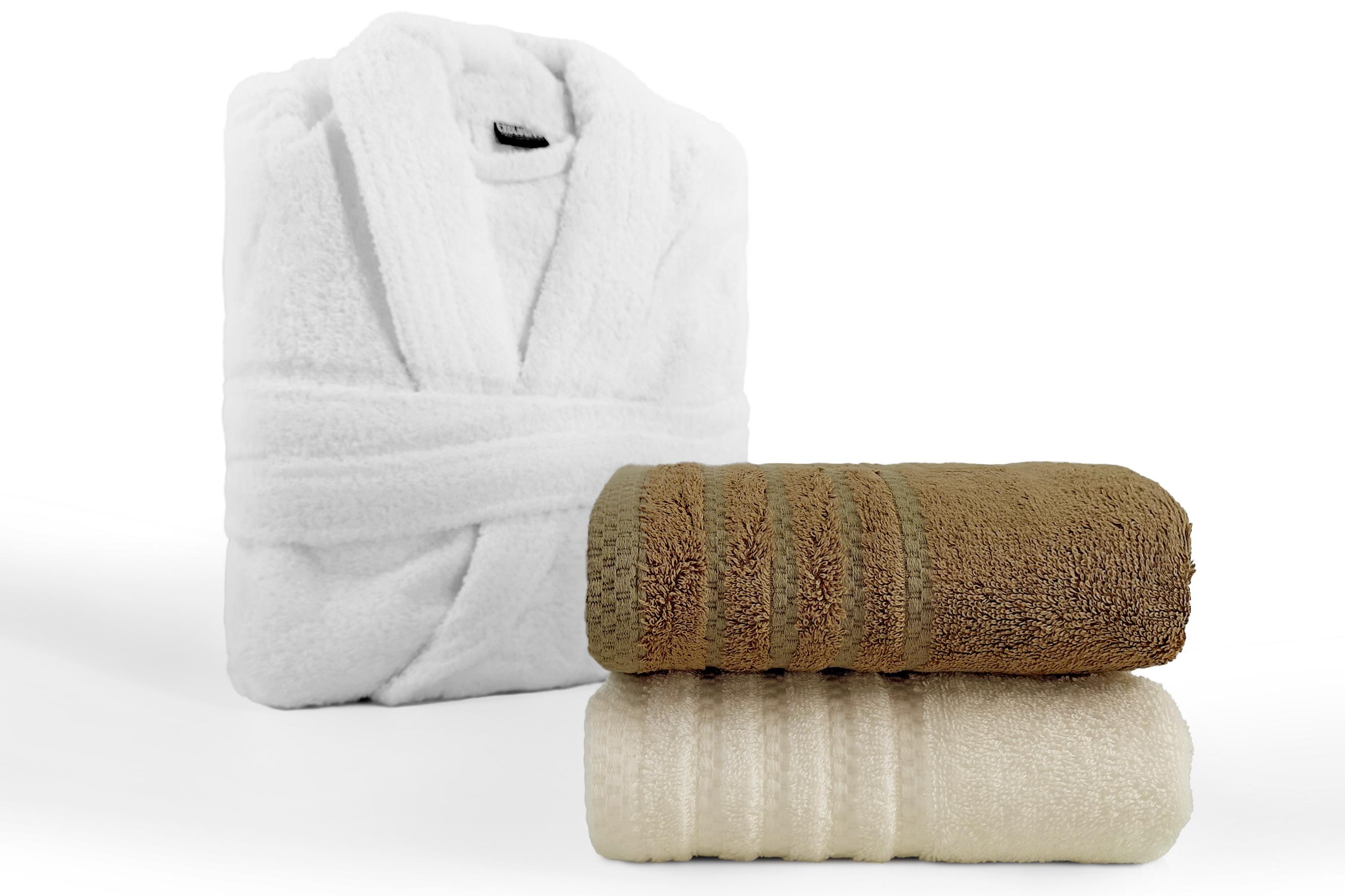 Sady ručníků, osušek a županů