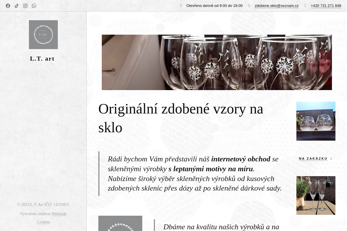 L.T.art - Zdobené sklo
