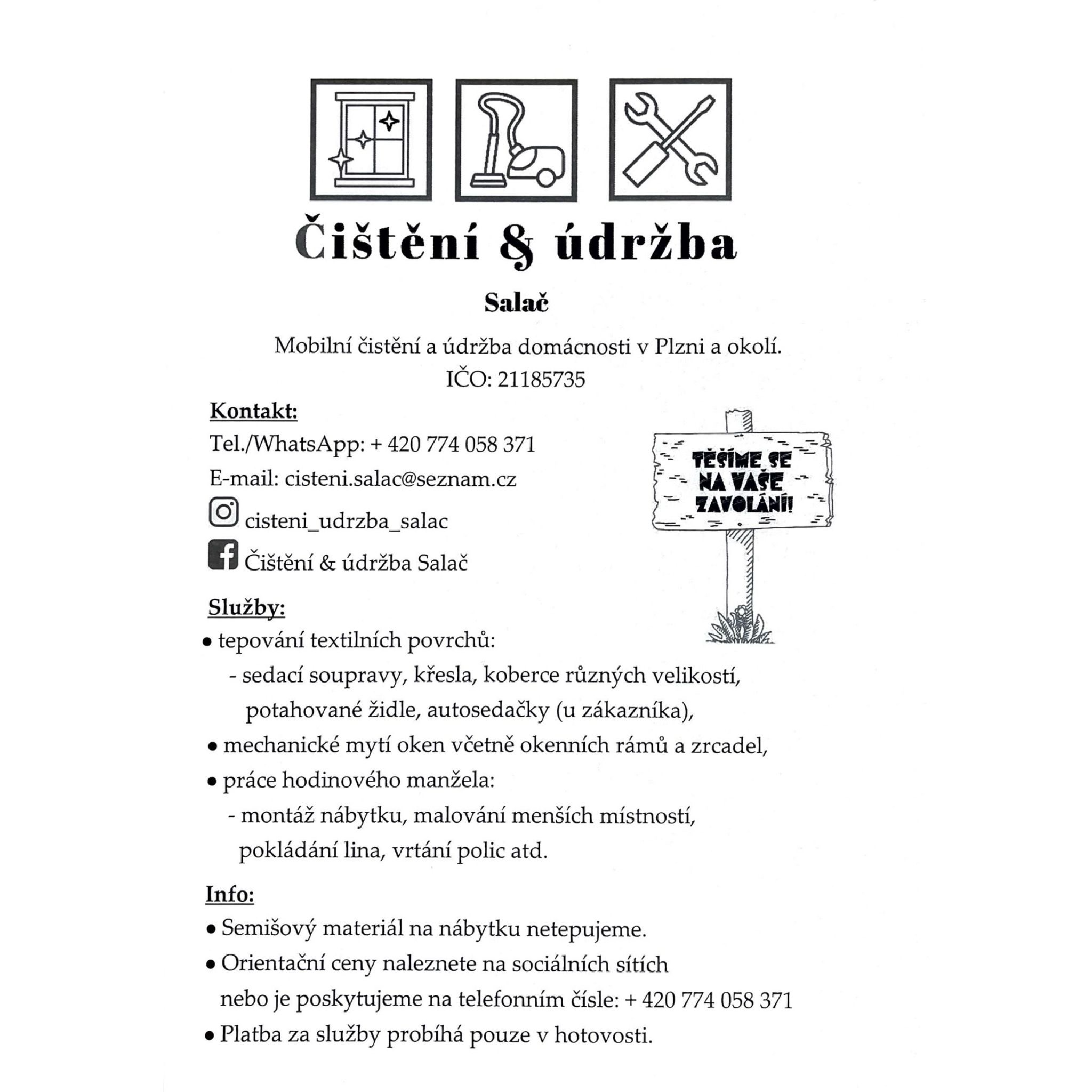 Čištění & údržba Salač foto 2