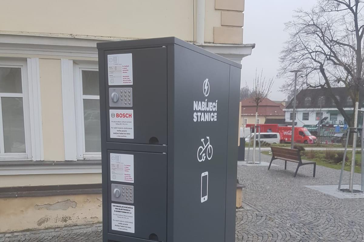 Nabíjecí stanice pro elektrokola