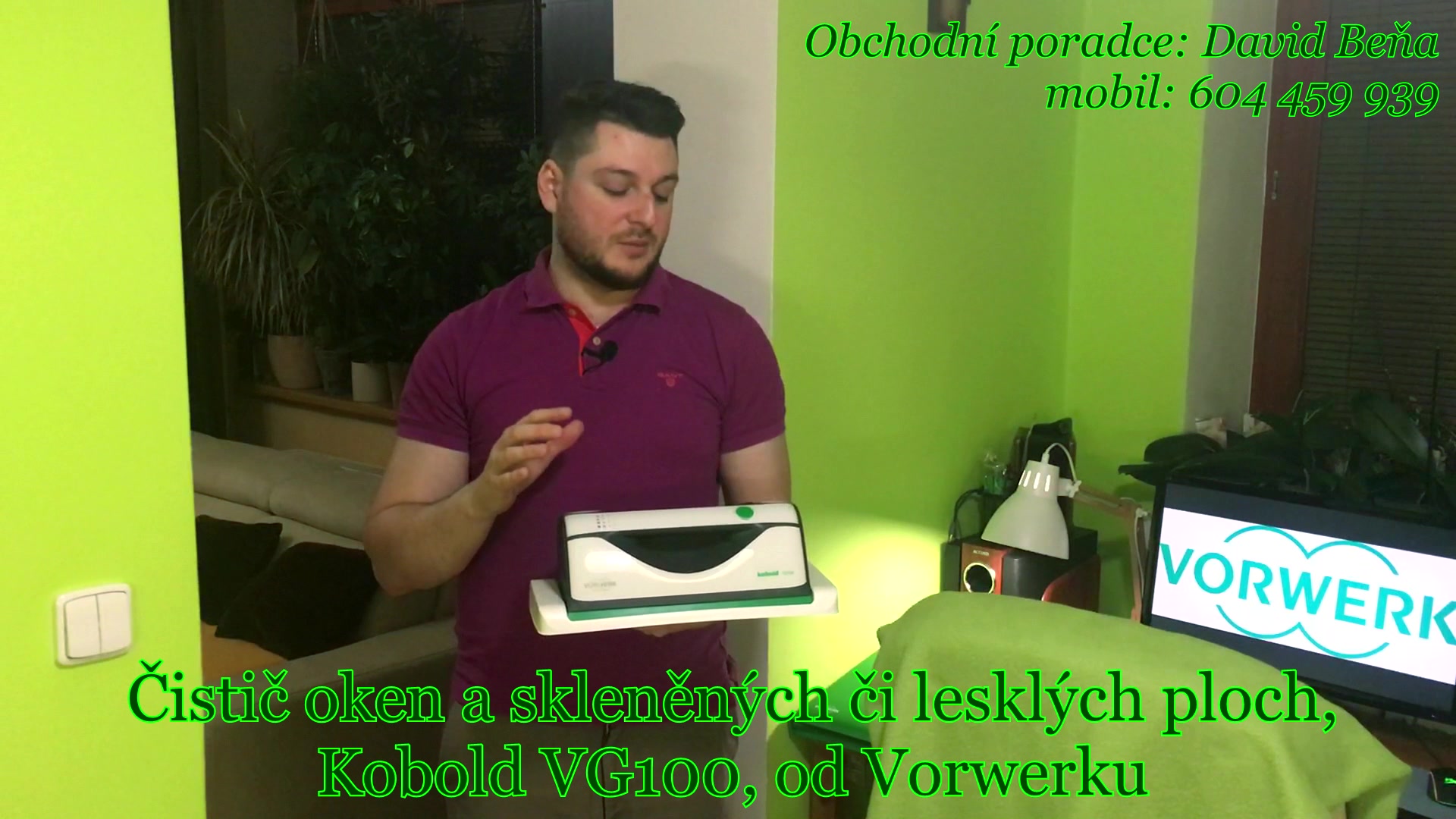 David Beňa - obchodní poradce pro Vorwerk - Kobold foto 2 (náhled videa)