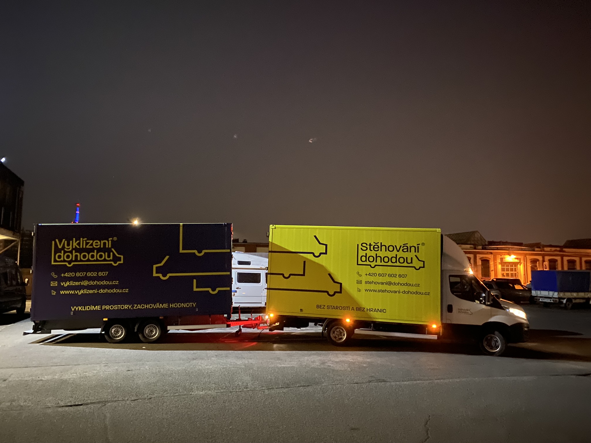 Lokální stěhování v rámci města nebo jeho okolí