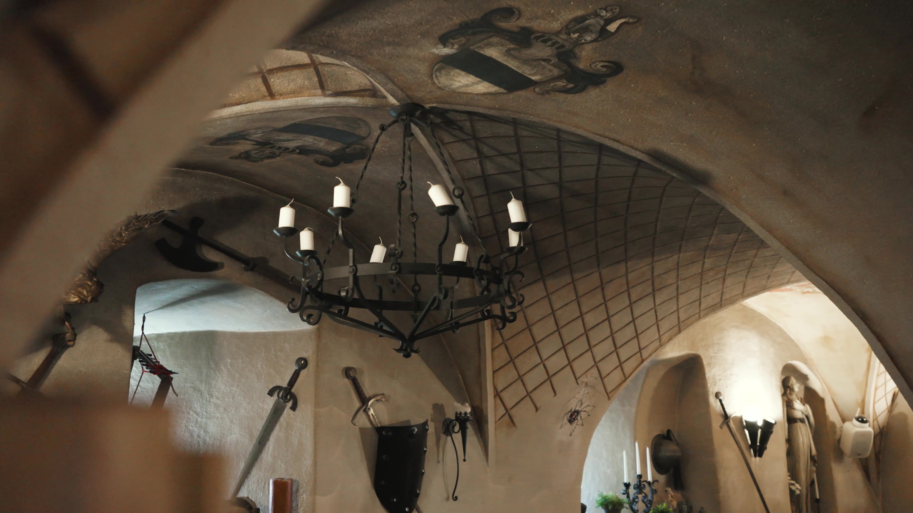 Středověká hodovna na hradě Vildštejn foto 2 (náhled videa)