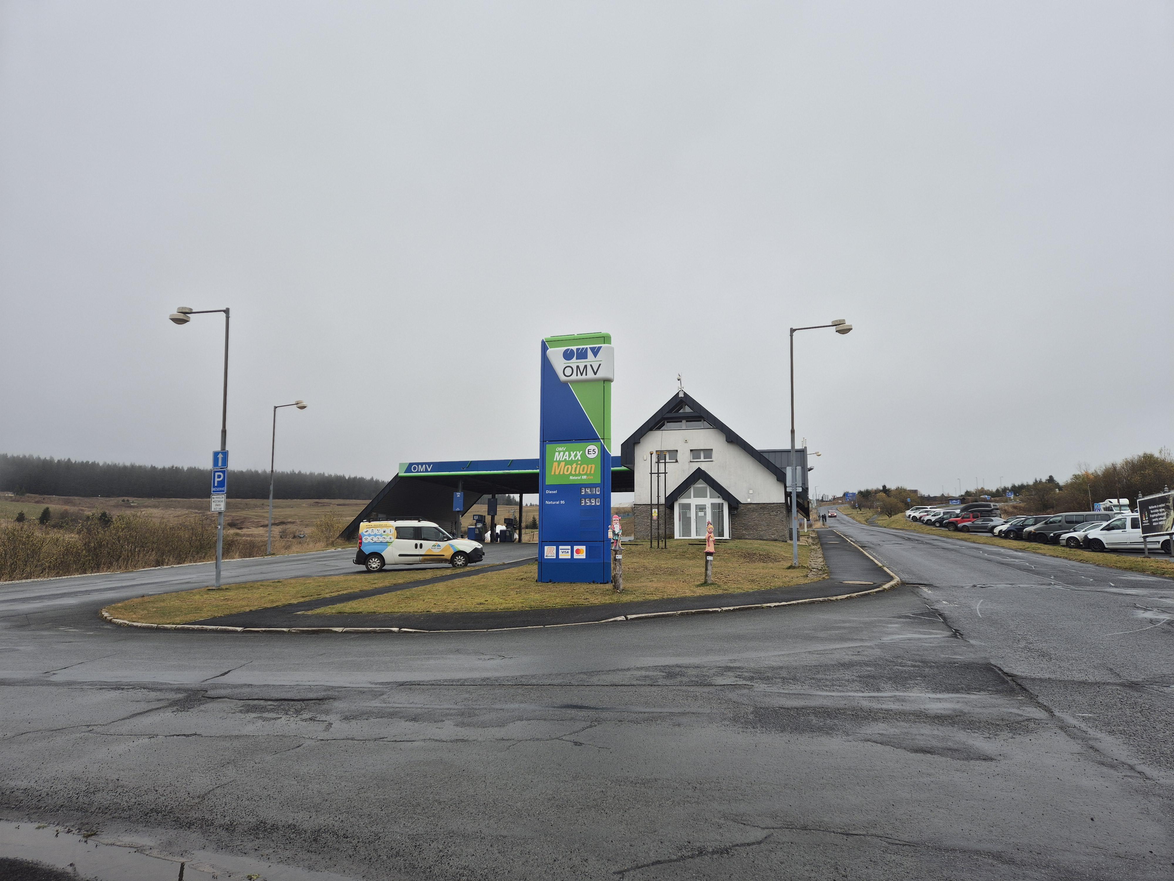 Čerpací stanice OMV - Boží Dar