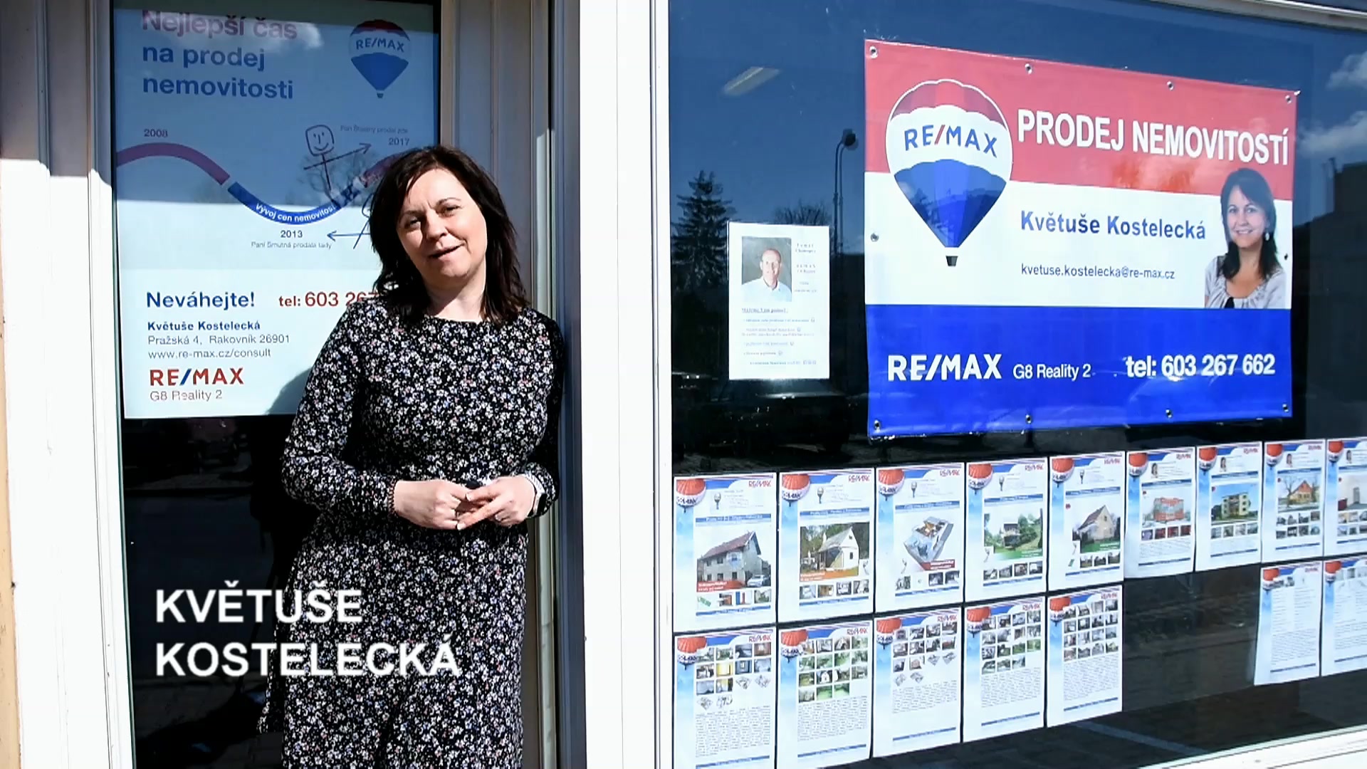 Květuše Kostelecká - realitní makléřka RE/MAX foto 2 (náhled videa)