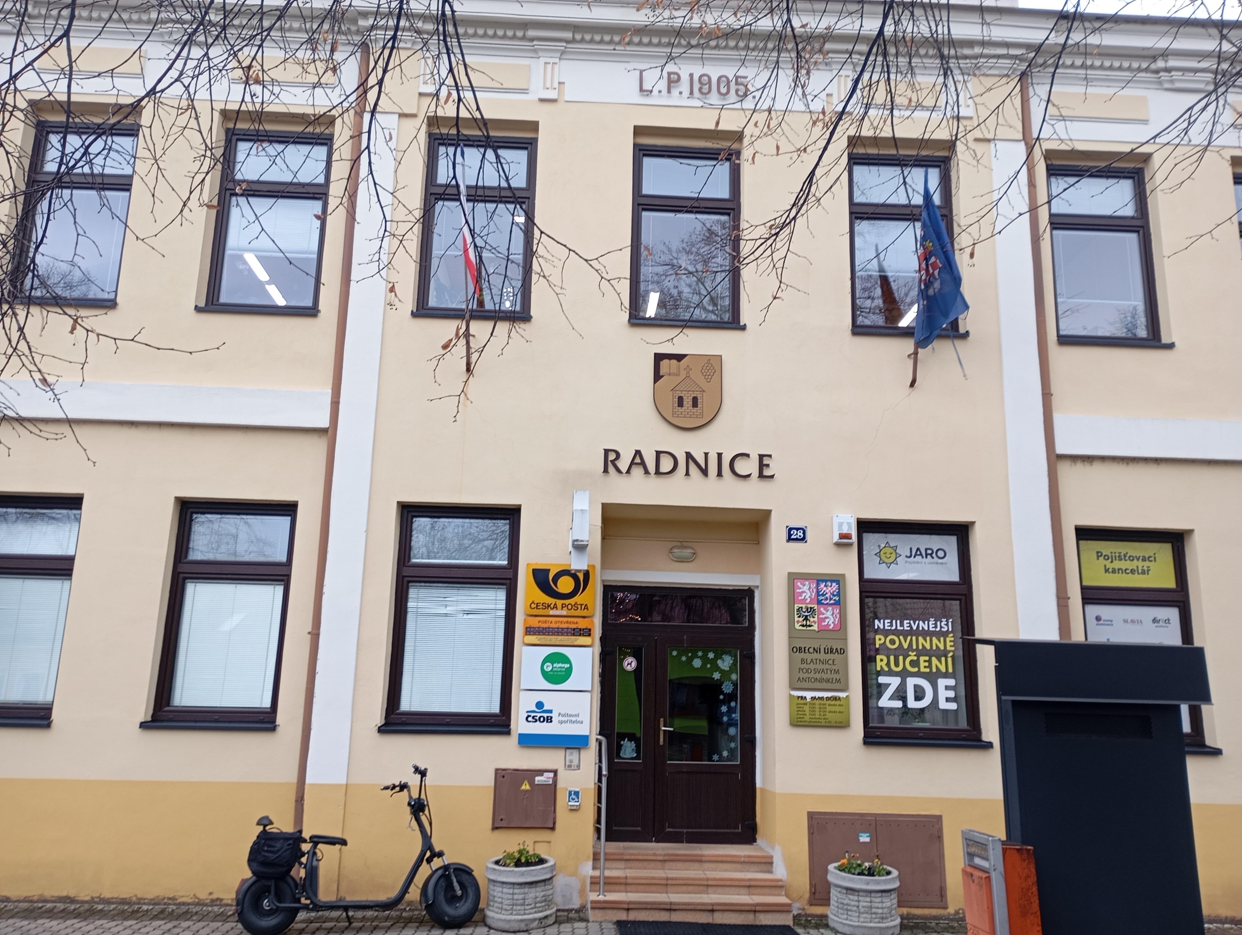 Blatnice pod Svatým Antonínkem - obecní úřad foto 4