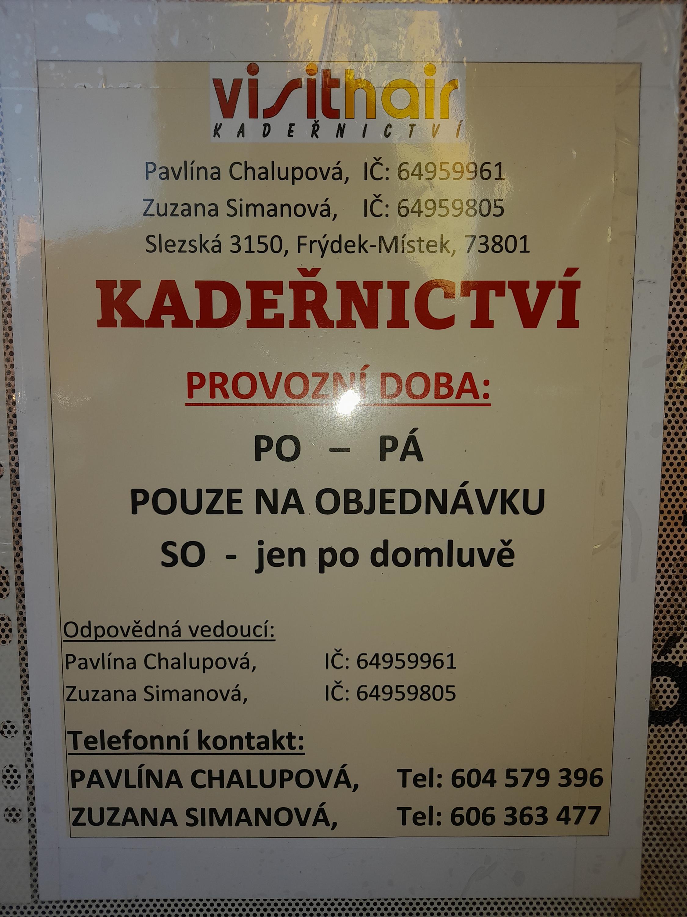 Kadeřnictví Pavlína Chalupová foto 5