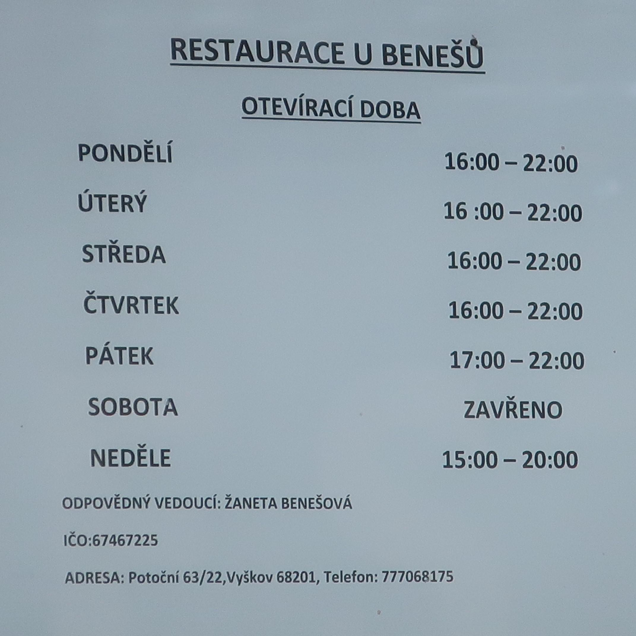 Restaurace u Benešů foto 4