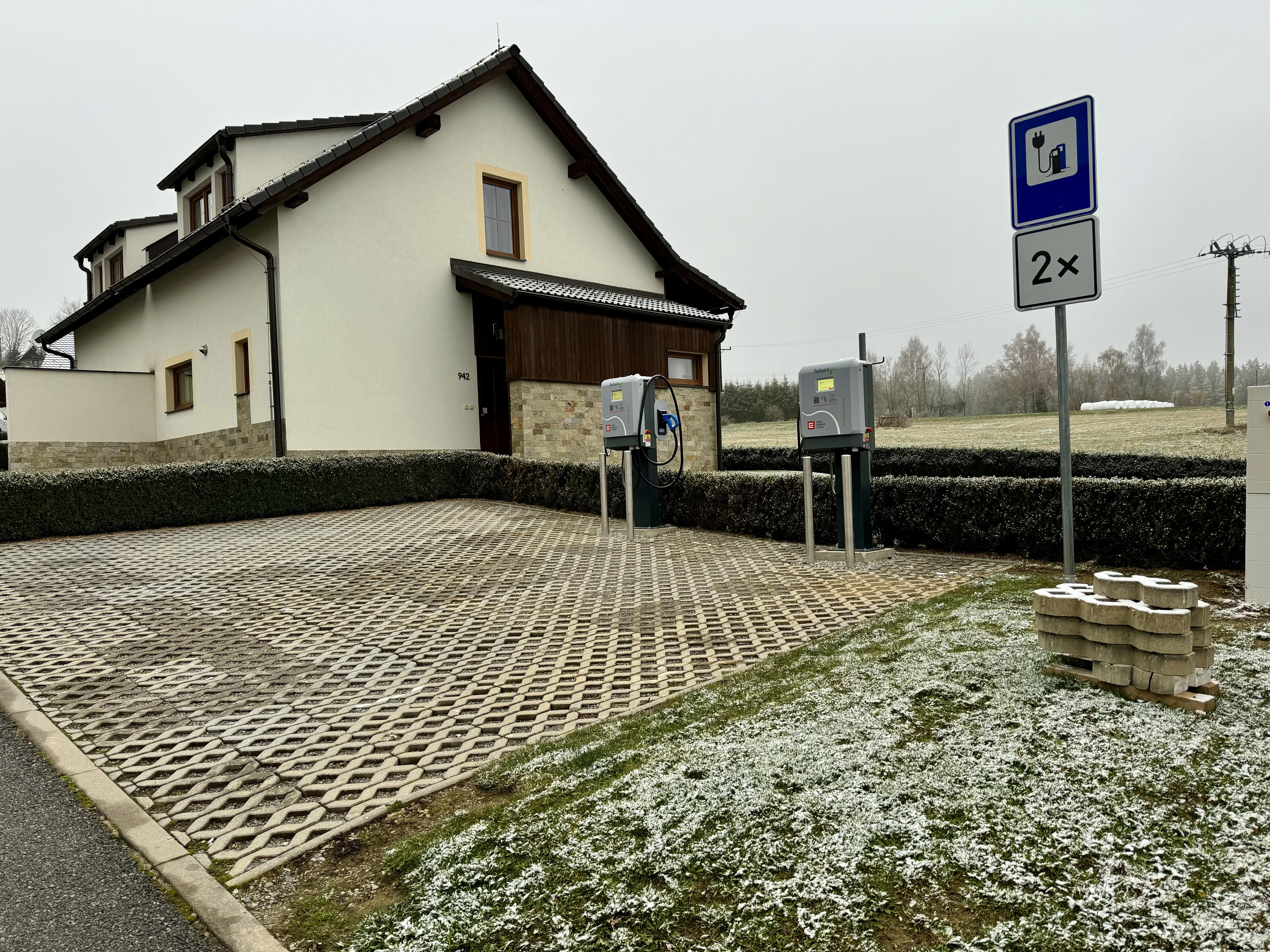 Nabíjecí stanice ČEZ