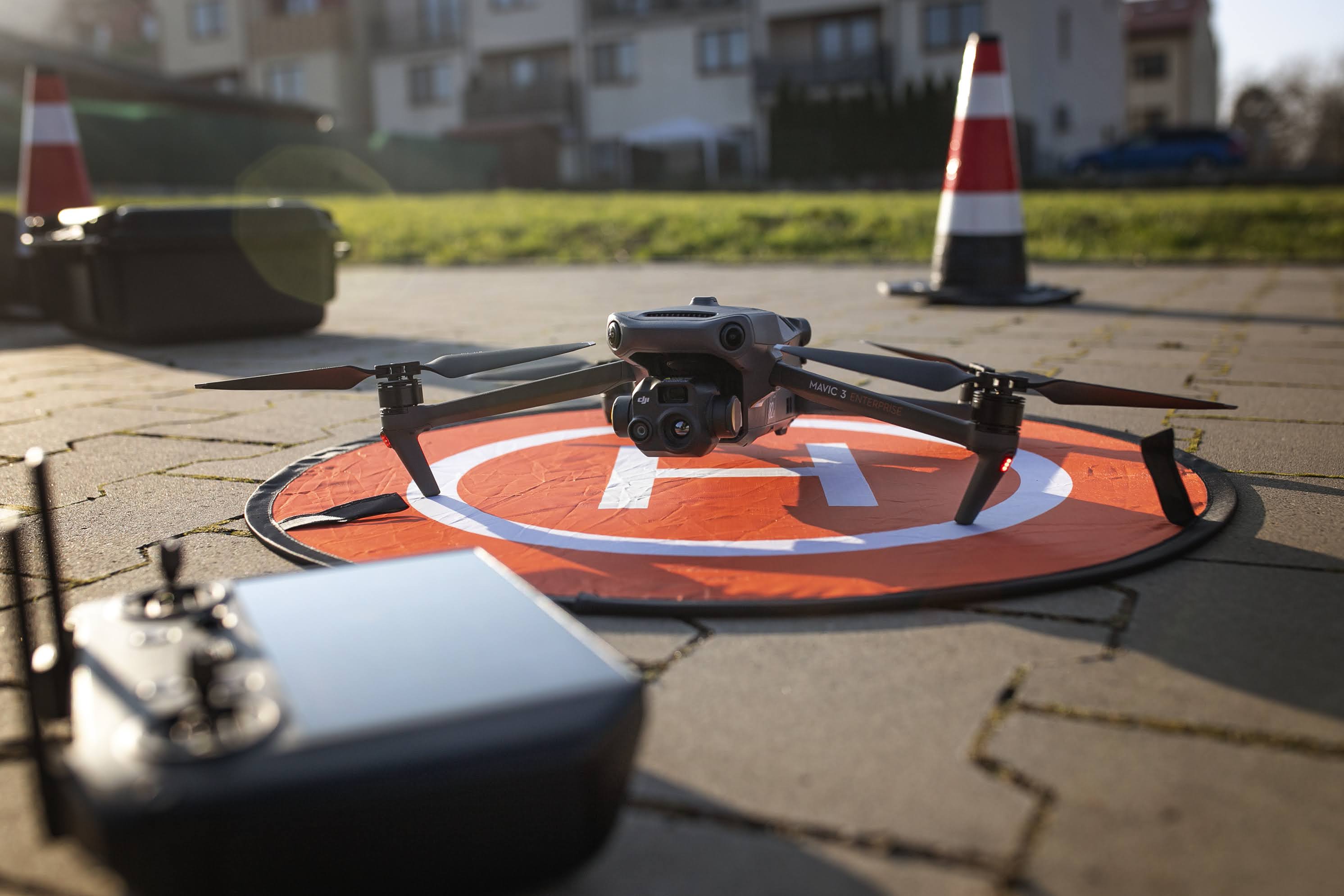 Letecké práce dronem s termokamerou Kunášek