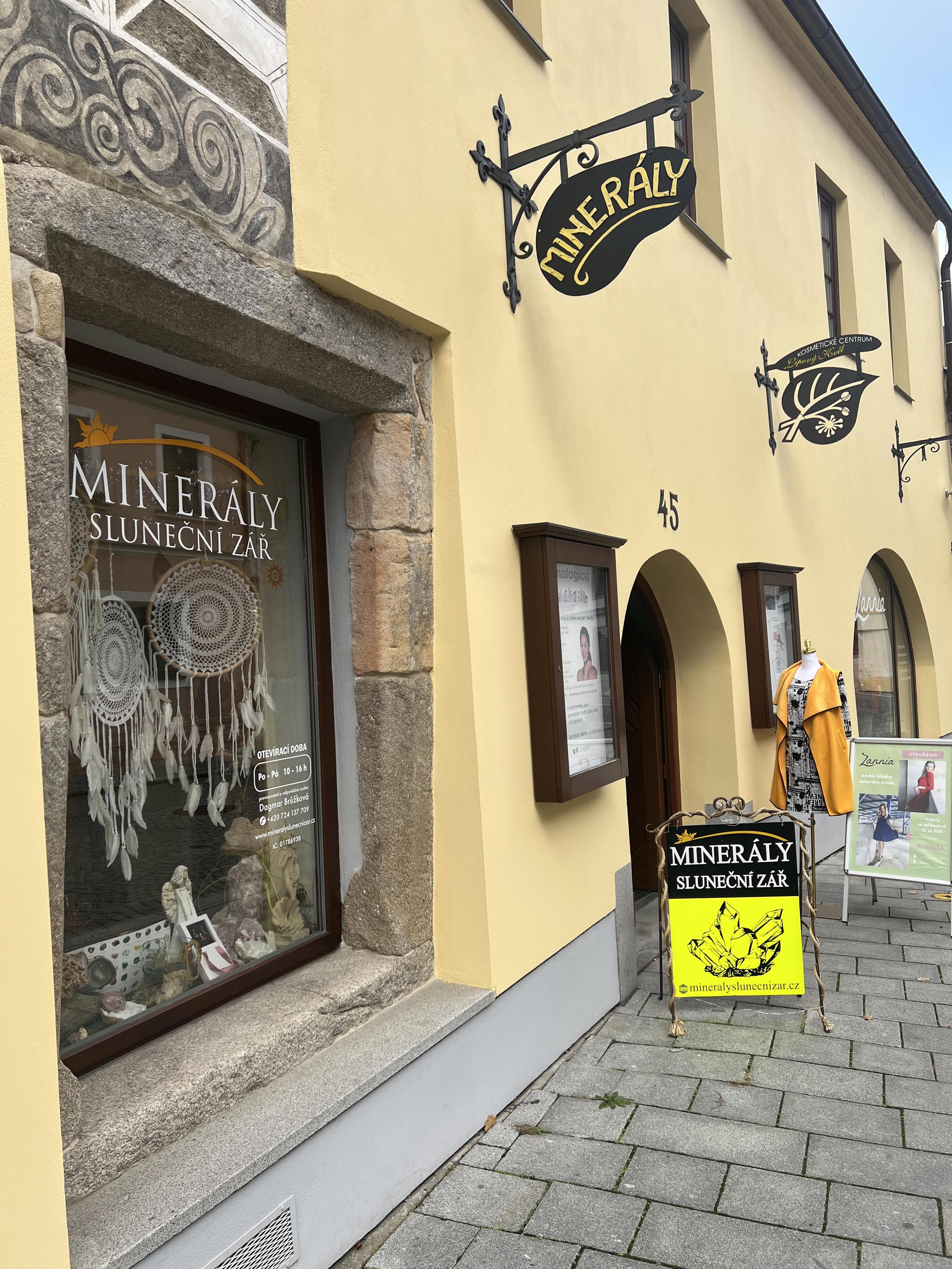 Minerály Sluneční zář foto 2
