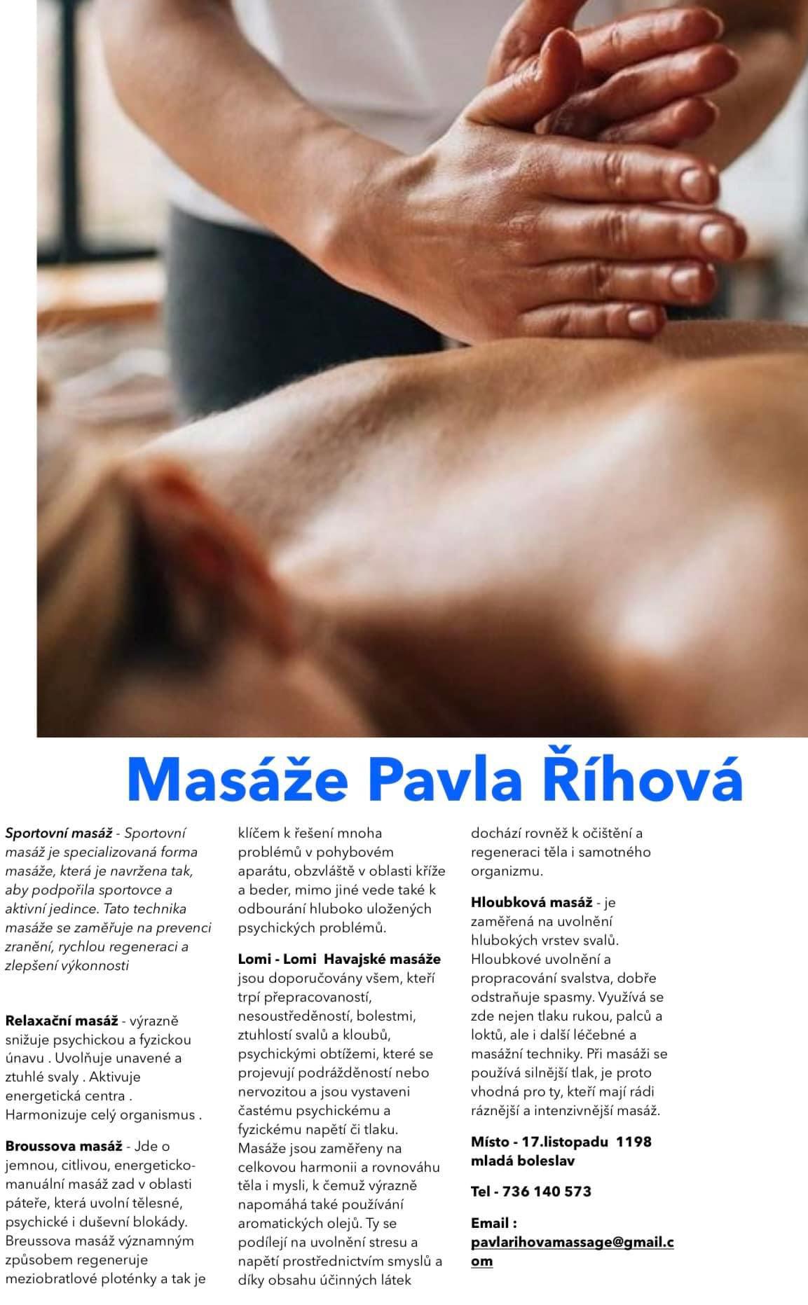 Masáže Pavla Říhová foto 5