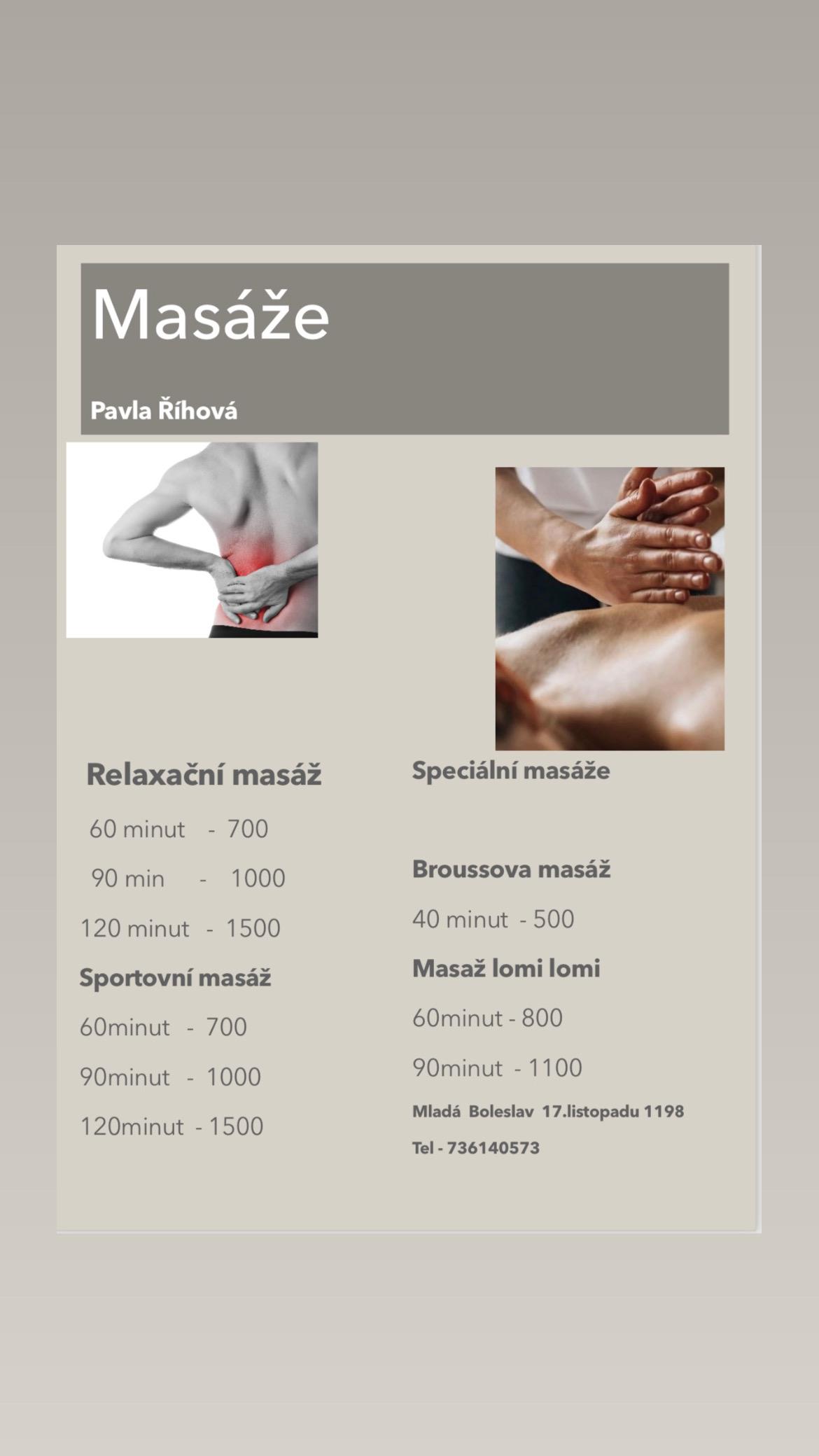 Masáže Pavla Říhová foto 4