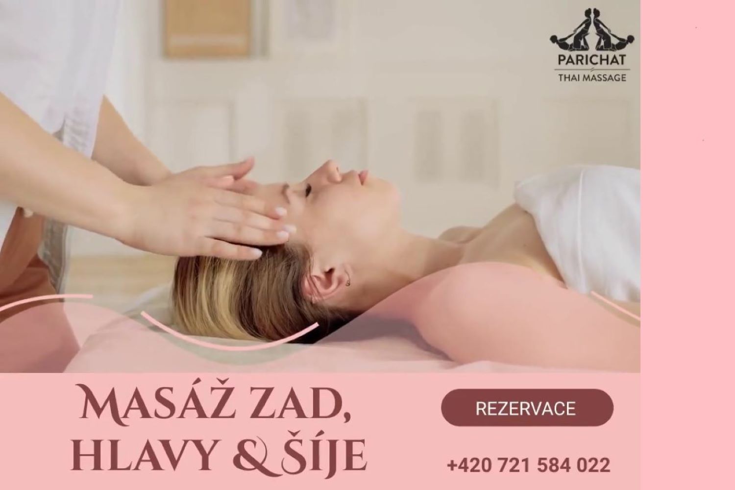 Nejoblíbenější thajská masáž zad, šíje a hlavy