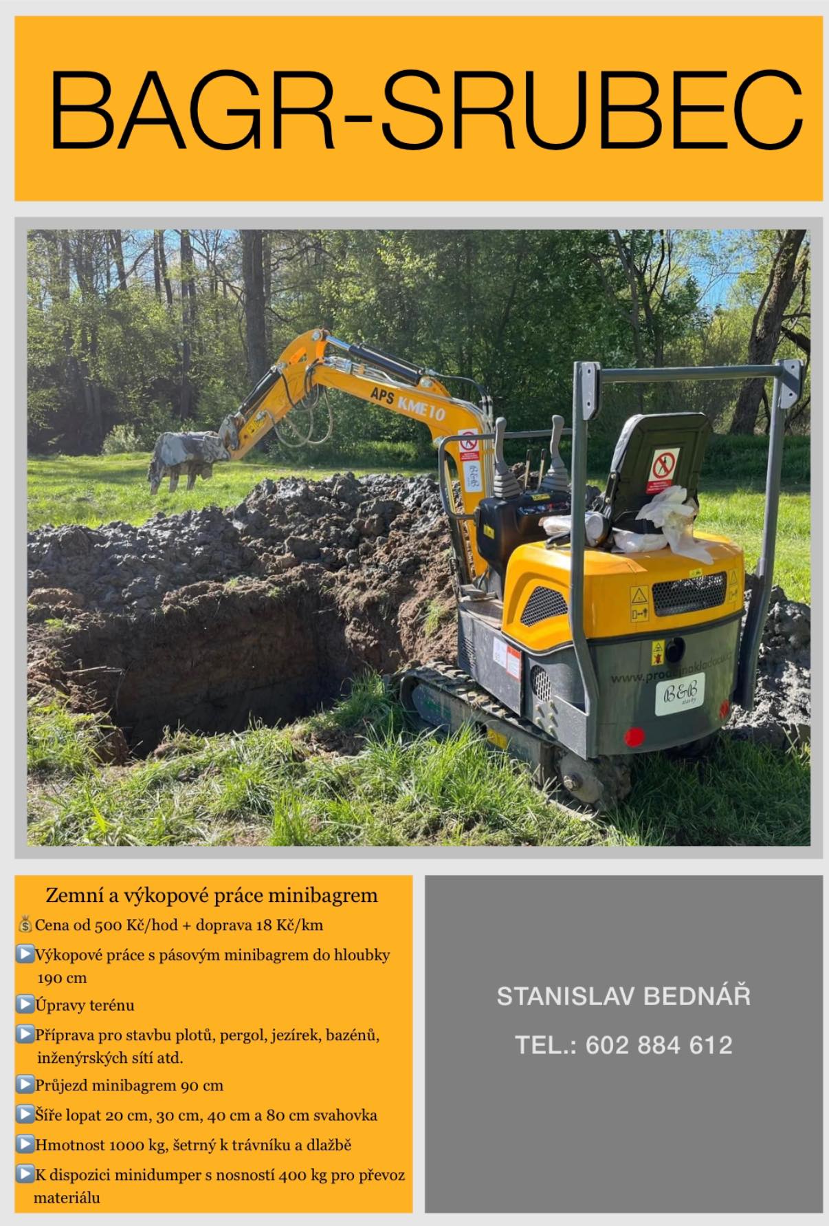 Bagr-Srubec - Stanislav Bednář foto 2