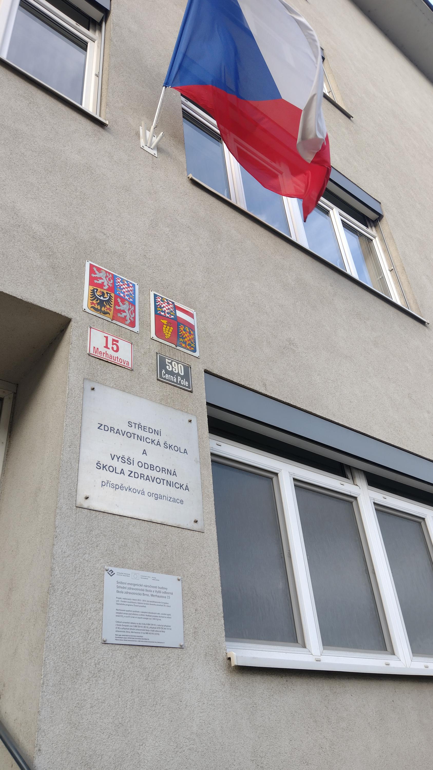 Střední zdravotnická škola a Vyšší odborná škola zdravotnická Brno, Merhautova foto 2