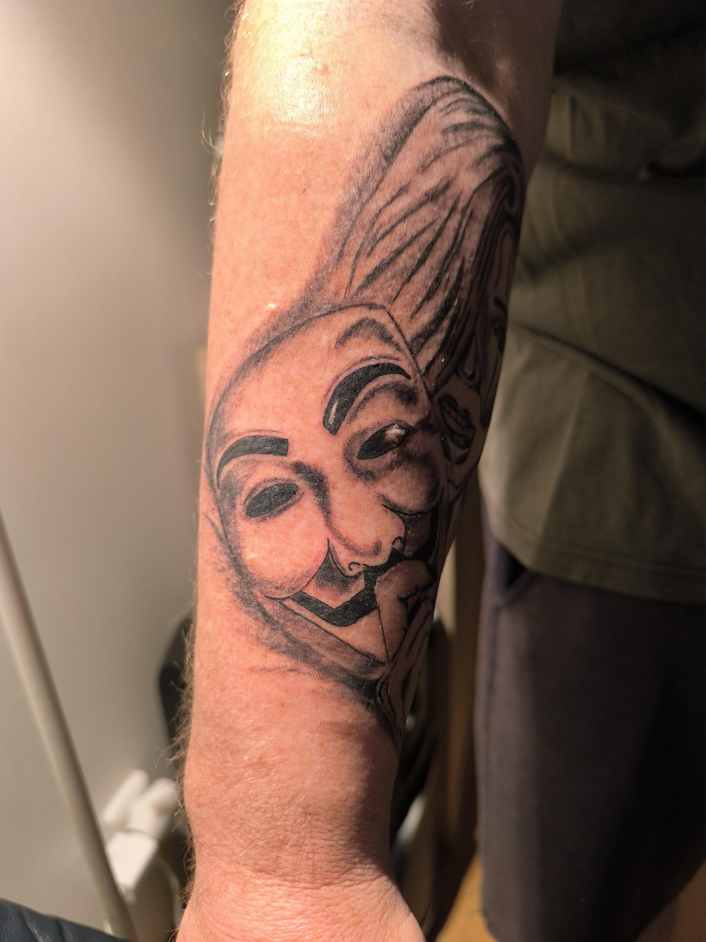 Blackhole tattoo foto 5
