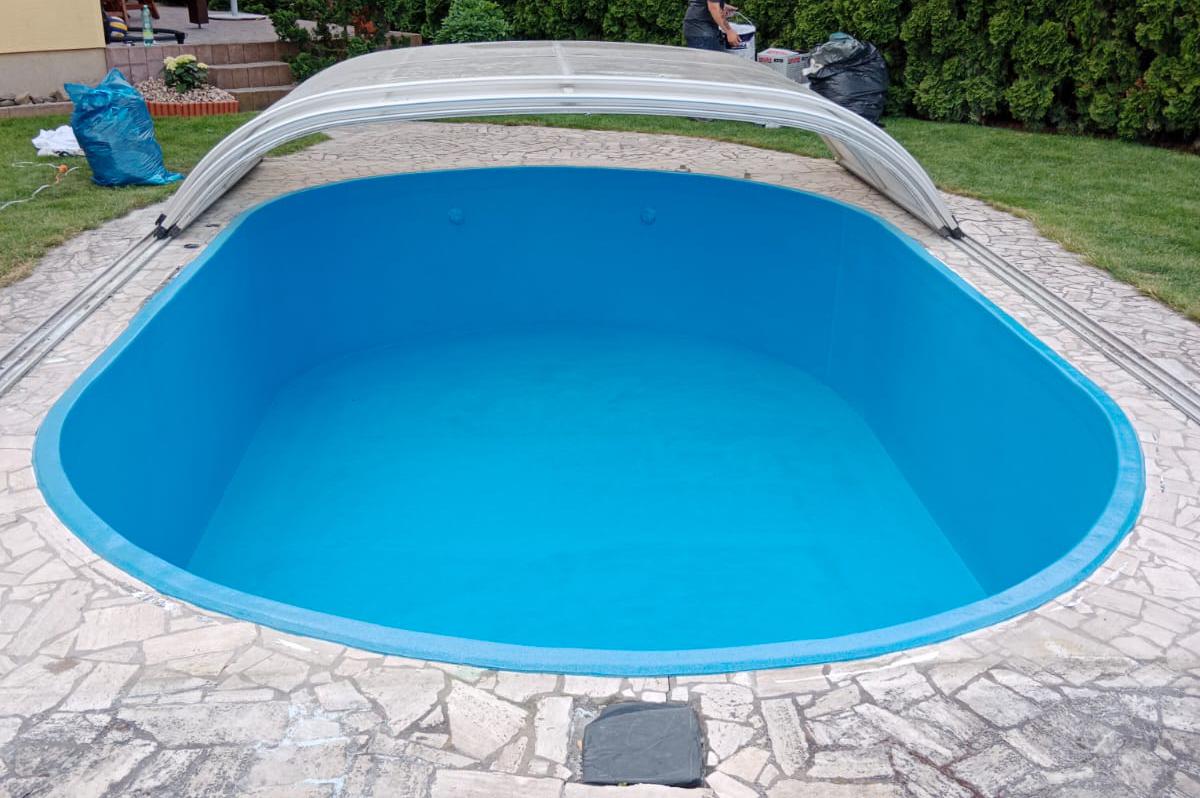 Renovace betonového bazénu