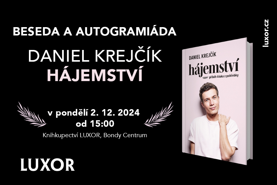 Beseda a autogramiáda Daniela Krejčíka