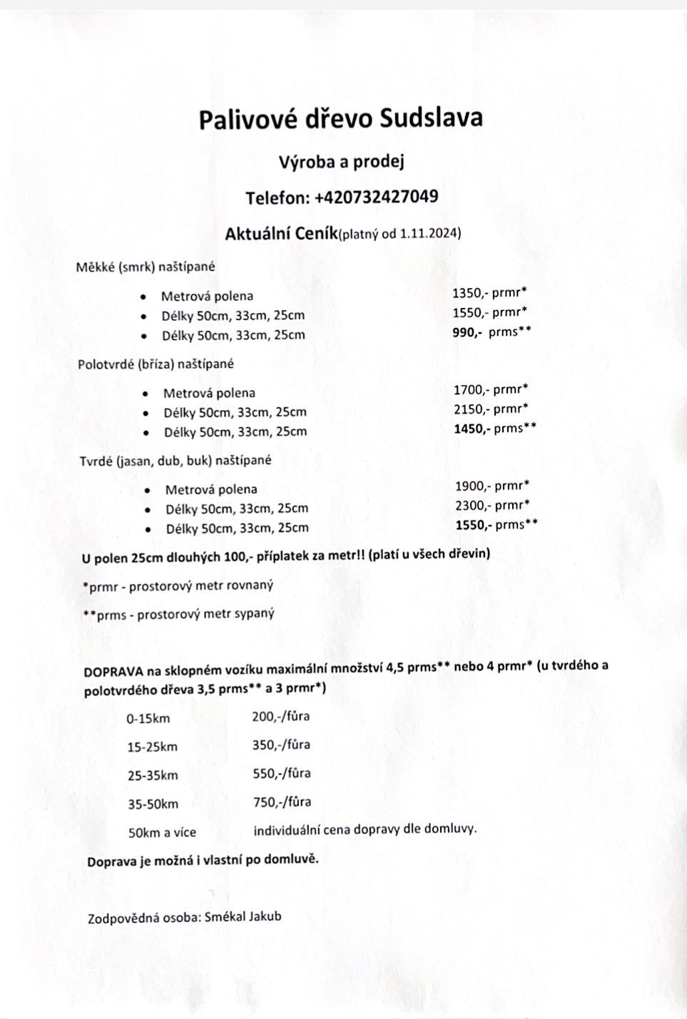 Palivové dřevo Jakub Smékal foto 4