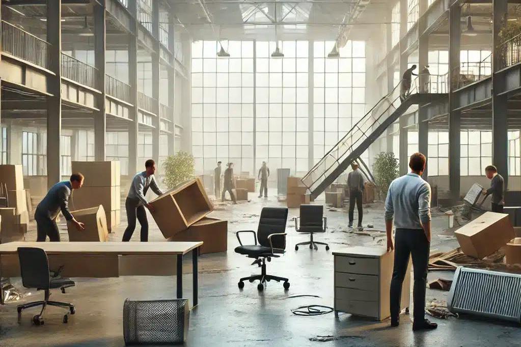 Rychlé a efektivní vyklízení kanceláří, skladů