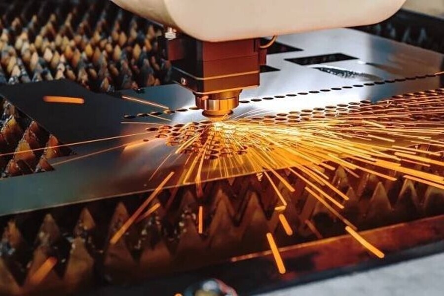 2D laserové pálení kovových materiálů
