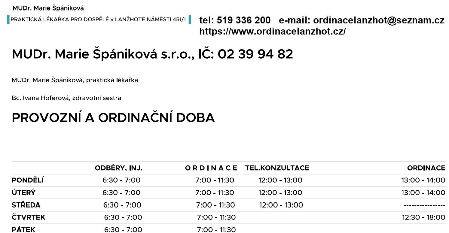 MUDr. Marie Špániková, s.r.o. foto 2