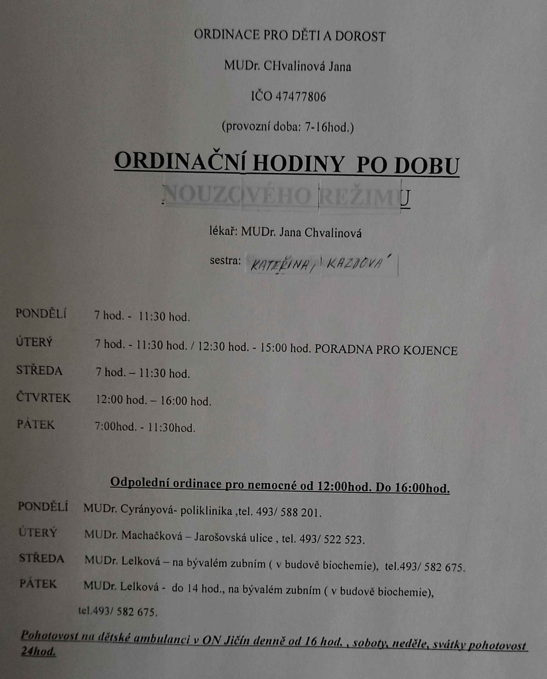 MUDr. Jana Chvalinová foto 2