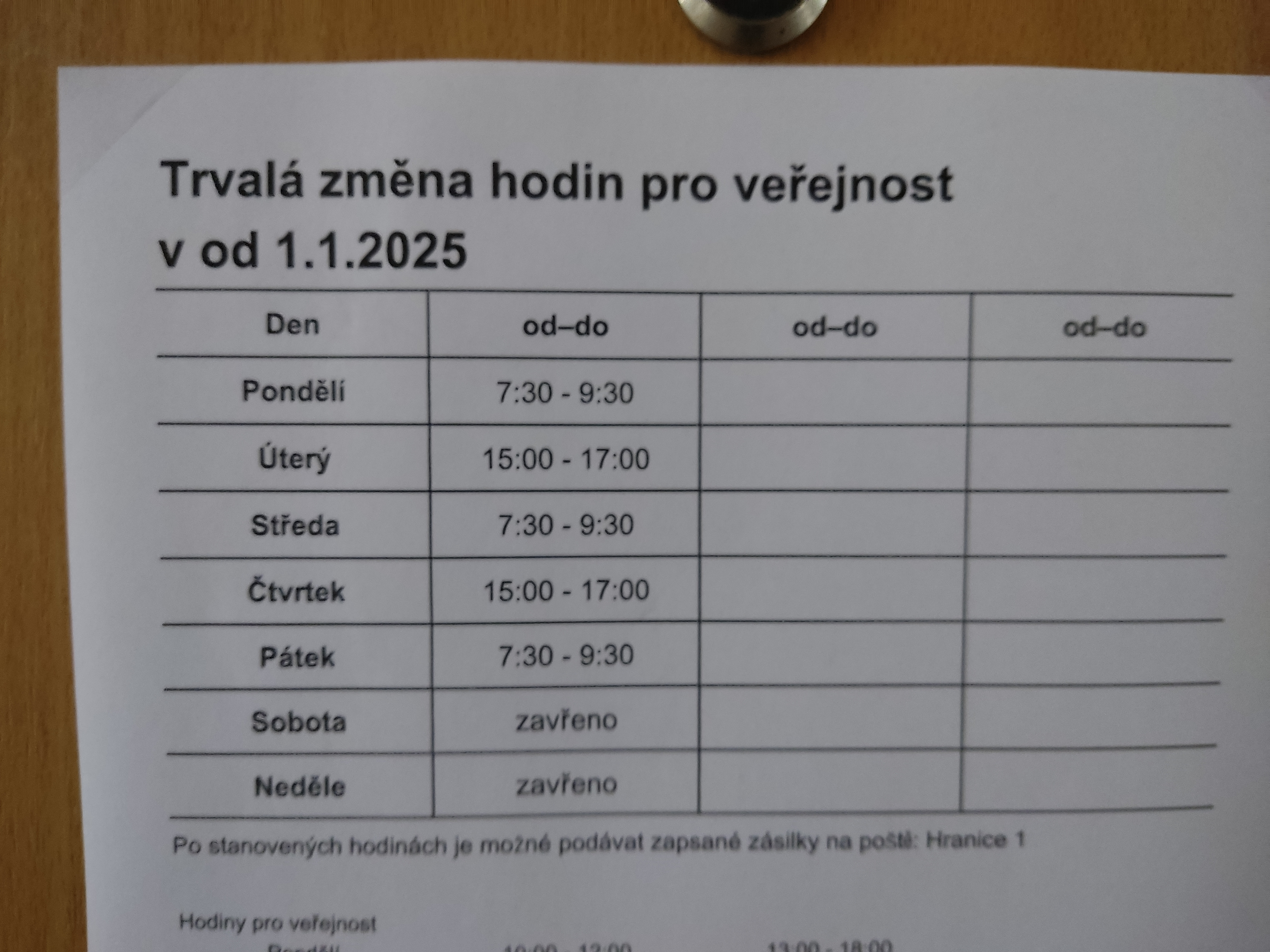 Pošta Partner Černotín foto 2