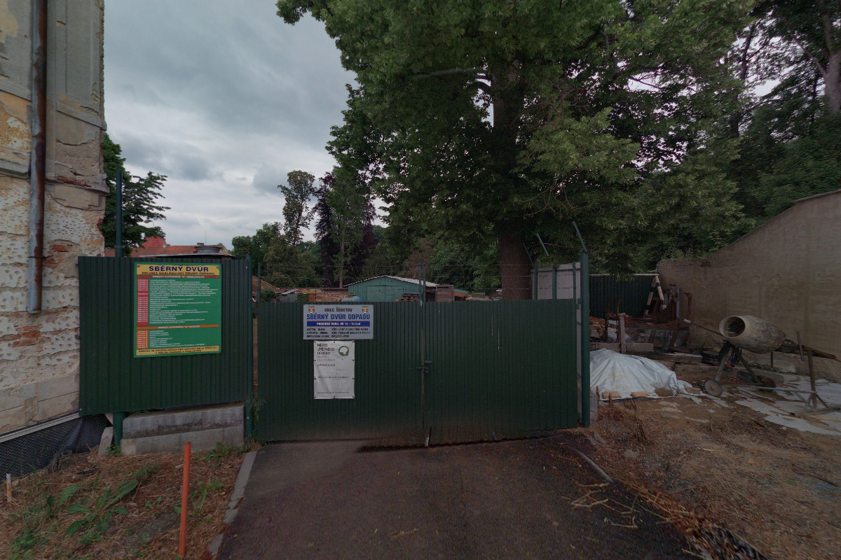 Obec Šebetov - Sběrný dvůr