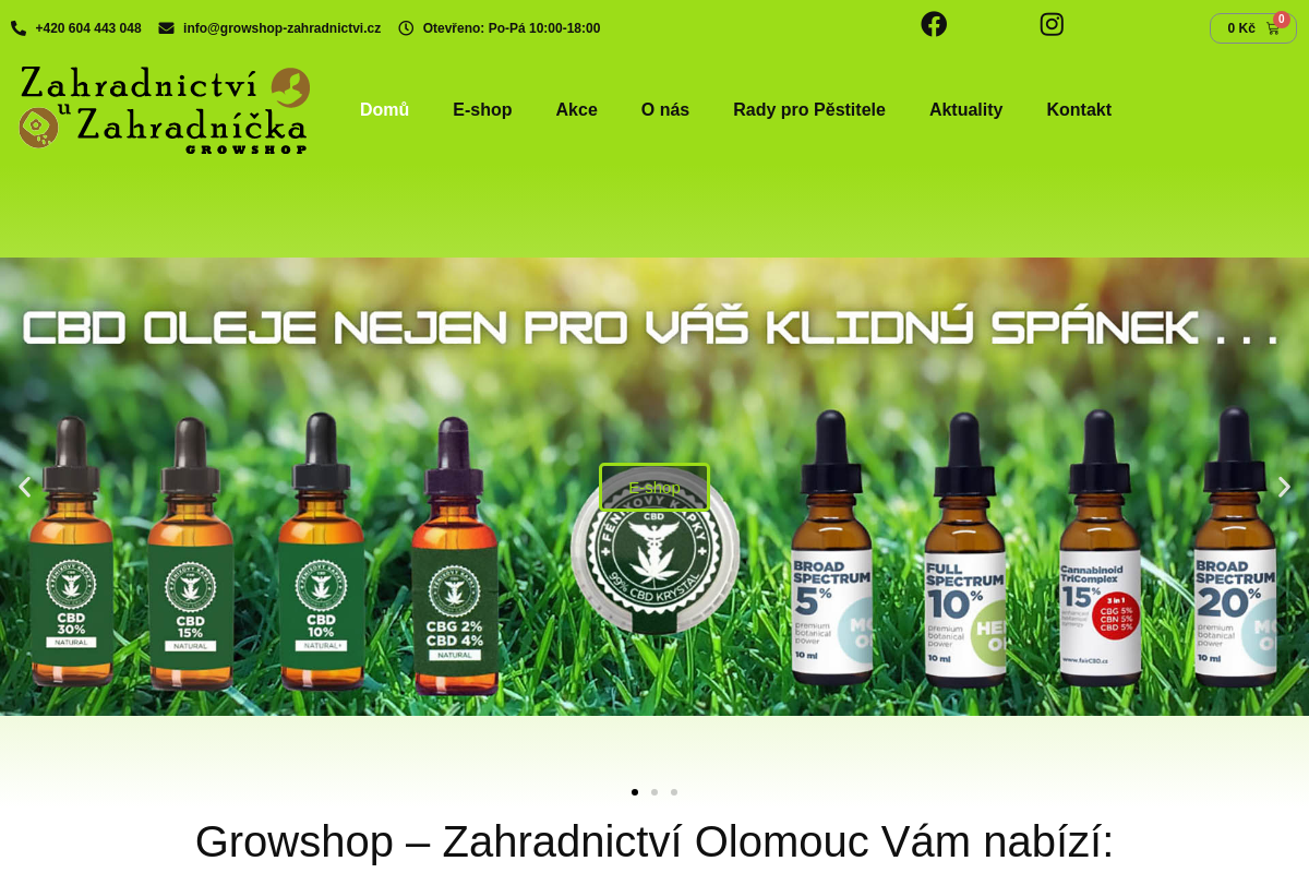 Growshop-zahradnictvi.cz