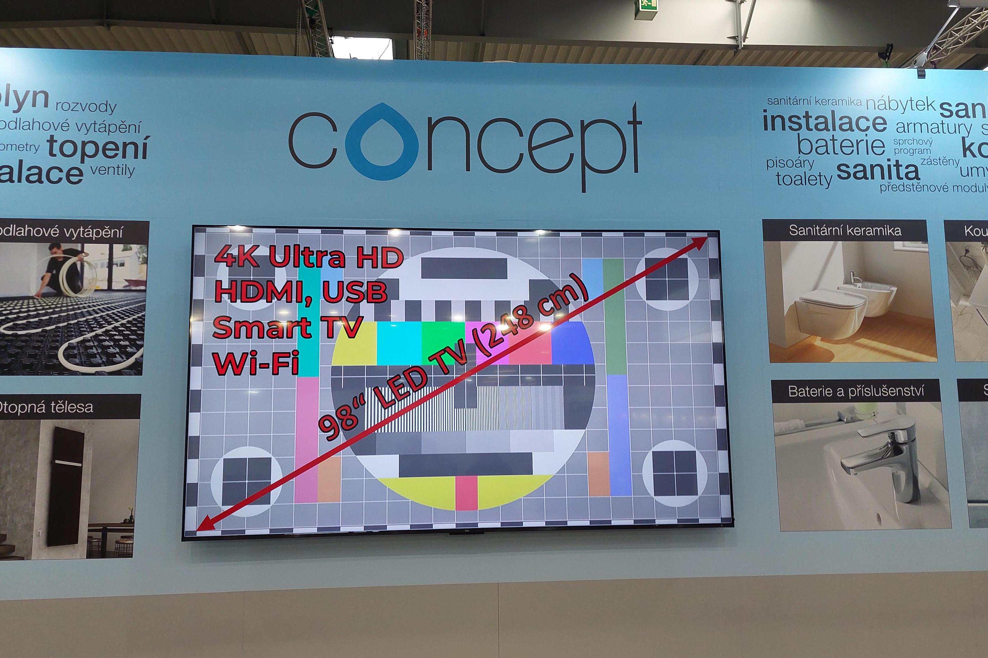 LED a TV na výstavy se zvýhodněnou cenou