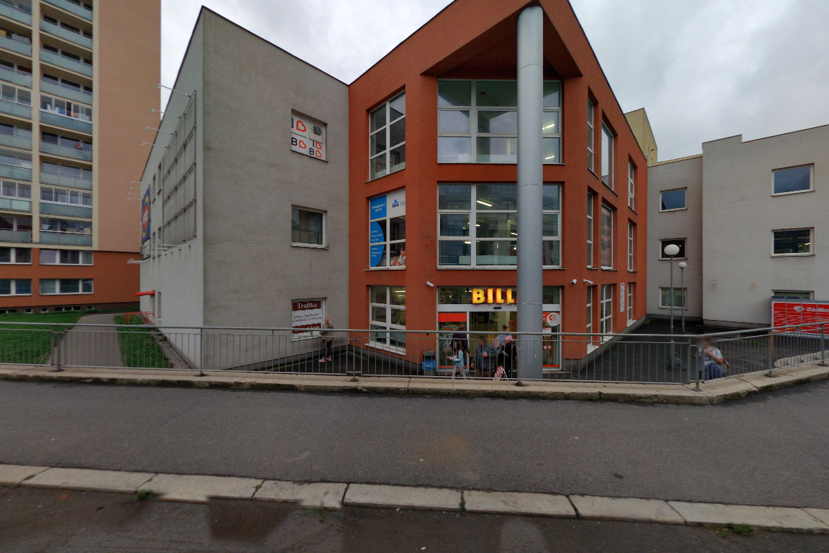 Tabák v budově obchodního centra