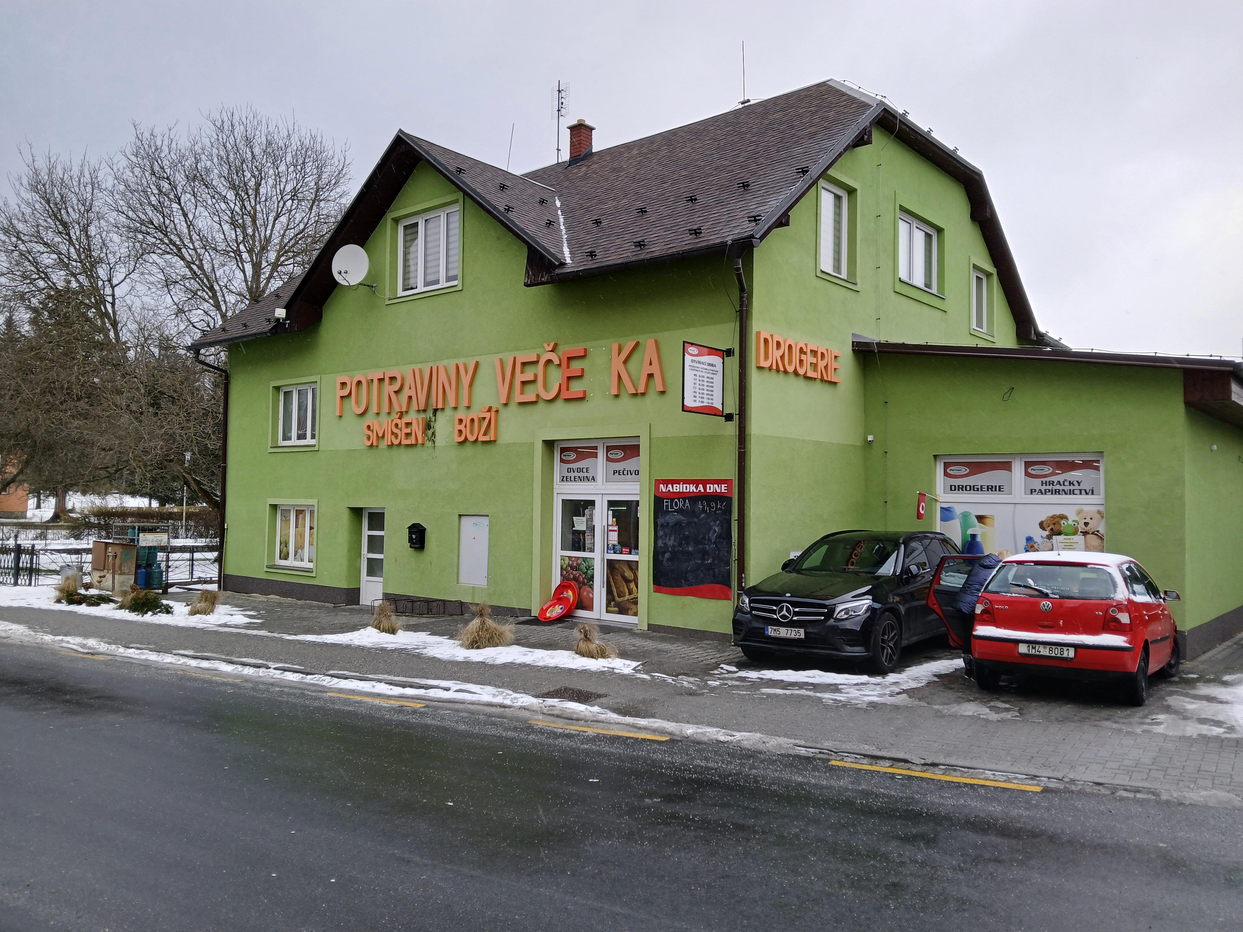 Smíšené zboží, Večerka