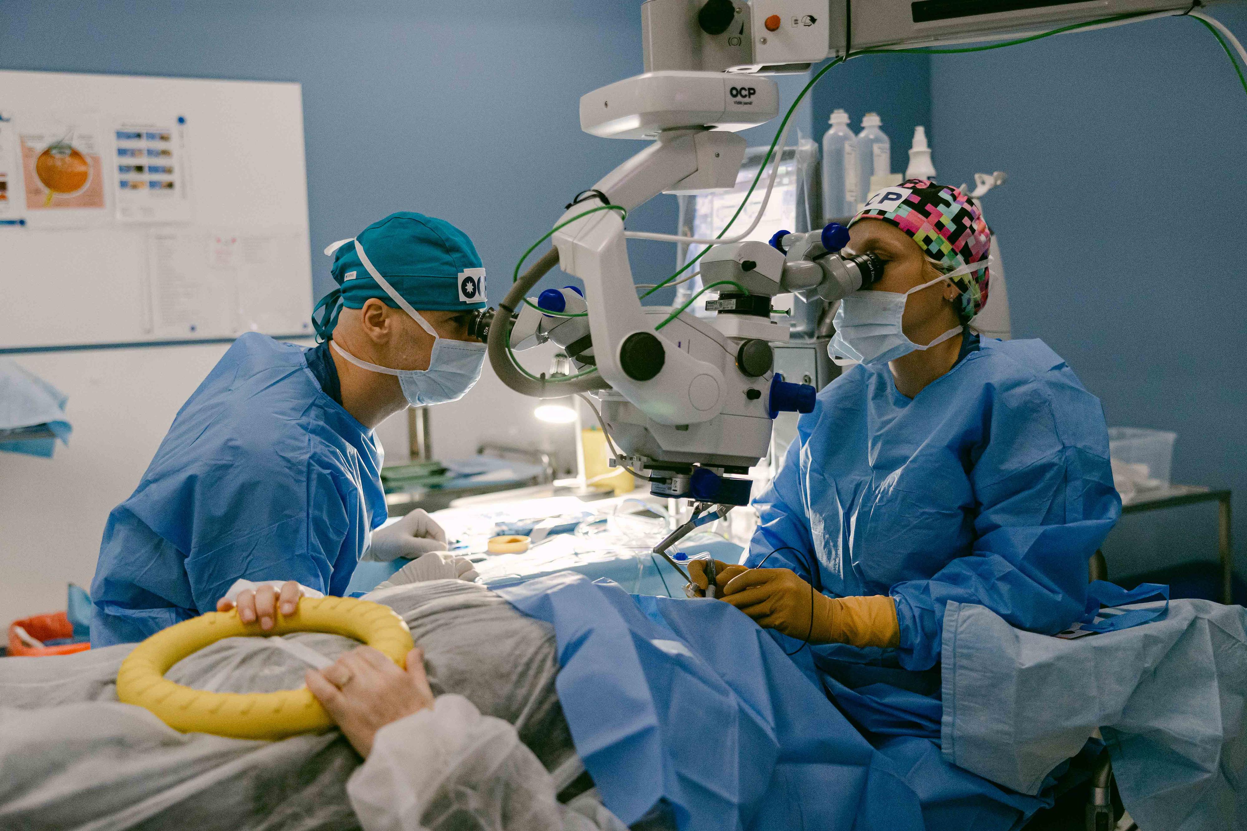 Operace sítnice a sklivce