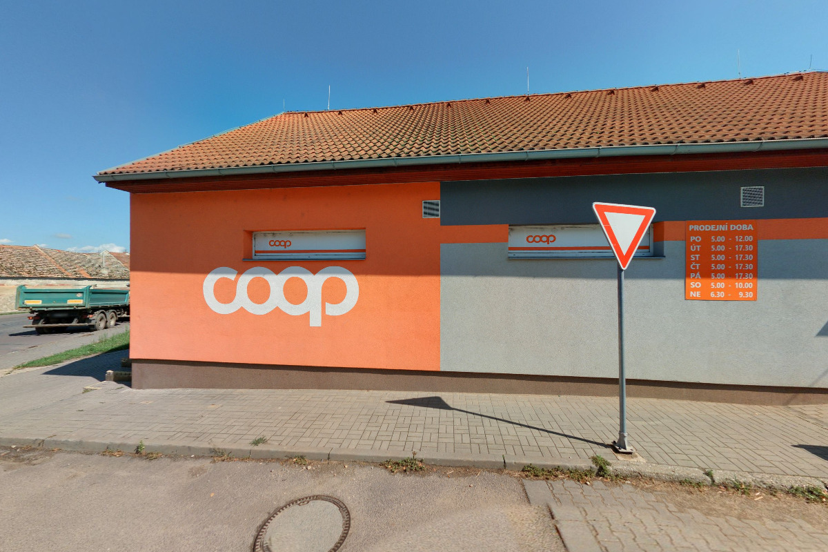 JEDNOTA, spotřební družstvo, Moravský Krumlov – COOP