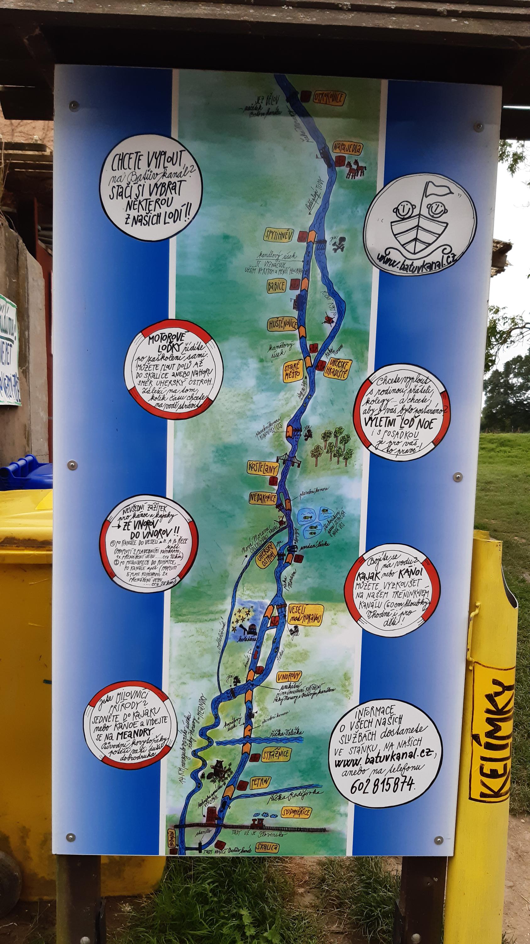 Půjčovna lodiček Baťův kanál foto 5