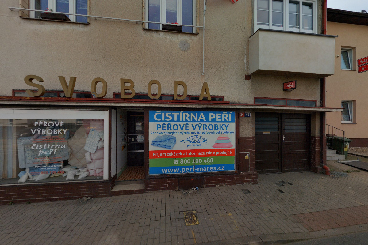 Čistírna peří Mareš