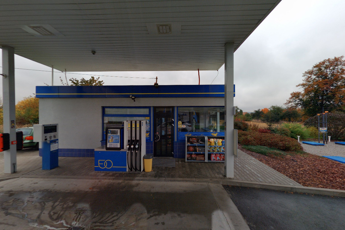 Občerstvení na čerpací stanici Eurooil
