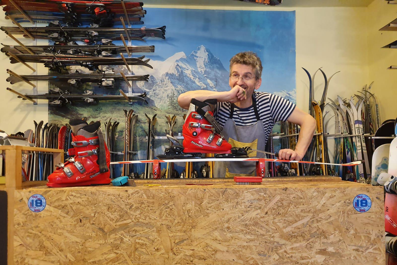 Ski rental and service Mgr. Jiří Honců